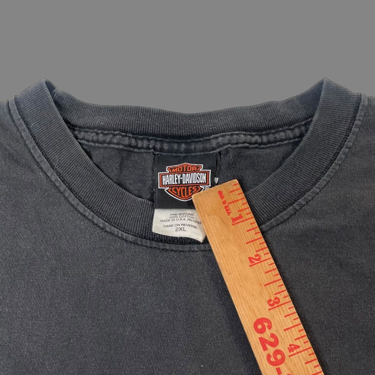 Harley Davidson × Vintage Vintage Harley Davidson big logo t shirt Size US XXL / EU 58 / 5 - 6 Thumbnail