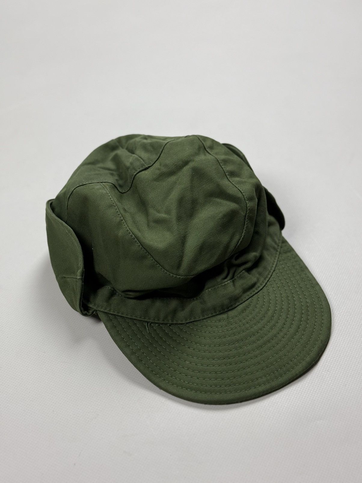 Vintage Vintage Swedish Army Military Earwarmer Flap Ear Cap Hat Size ONE SIZE - 2 Thumbnail
