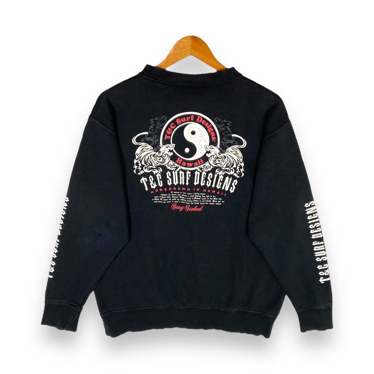 Vintage VINTAGE T&C SURF DESIGNS HOMEGROWN IN HAWAII CREWNECK Size US L / EU 52-54 / 3 - 1 Thumbnail