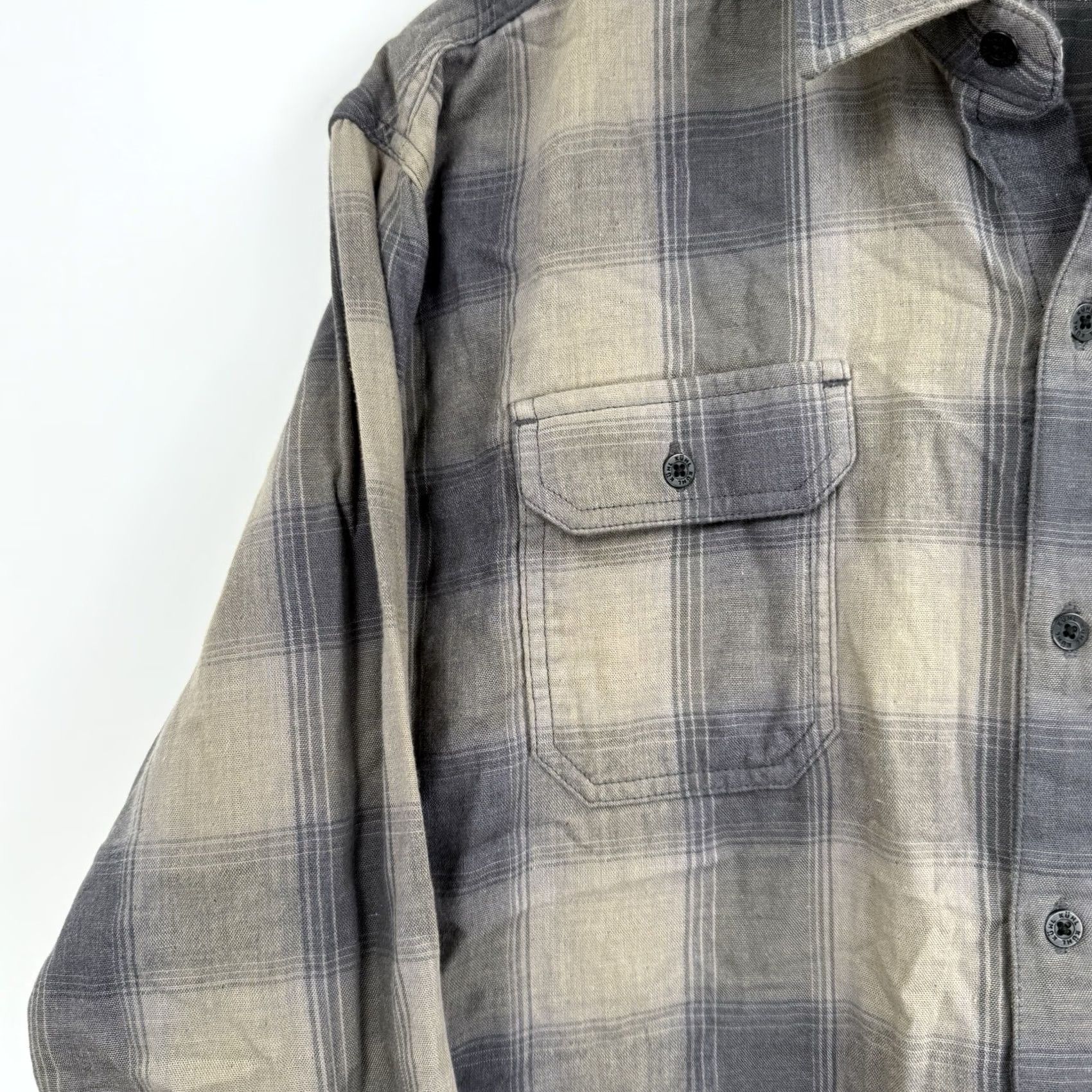 Vintage KÜHL Flannel Shirt Mens XL Brown Gray Plaid Long Sleeve Lightweight Hiking Button-Up Casual Outdoor Mens XL Brown Plaid Flannel Shirt Size US XL / EU 56 / 4 - 3 Thumbnail