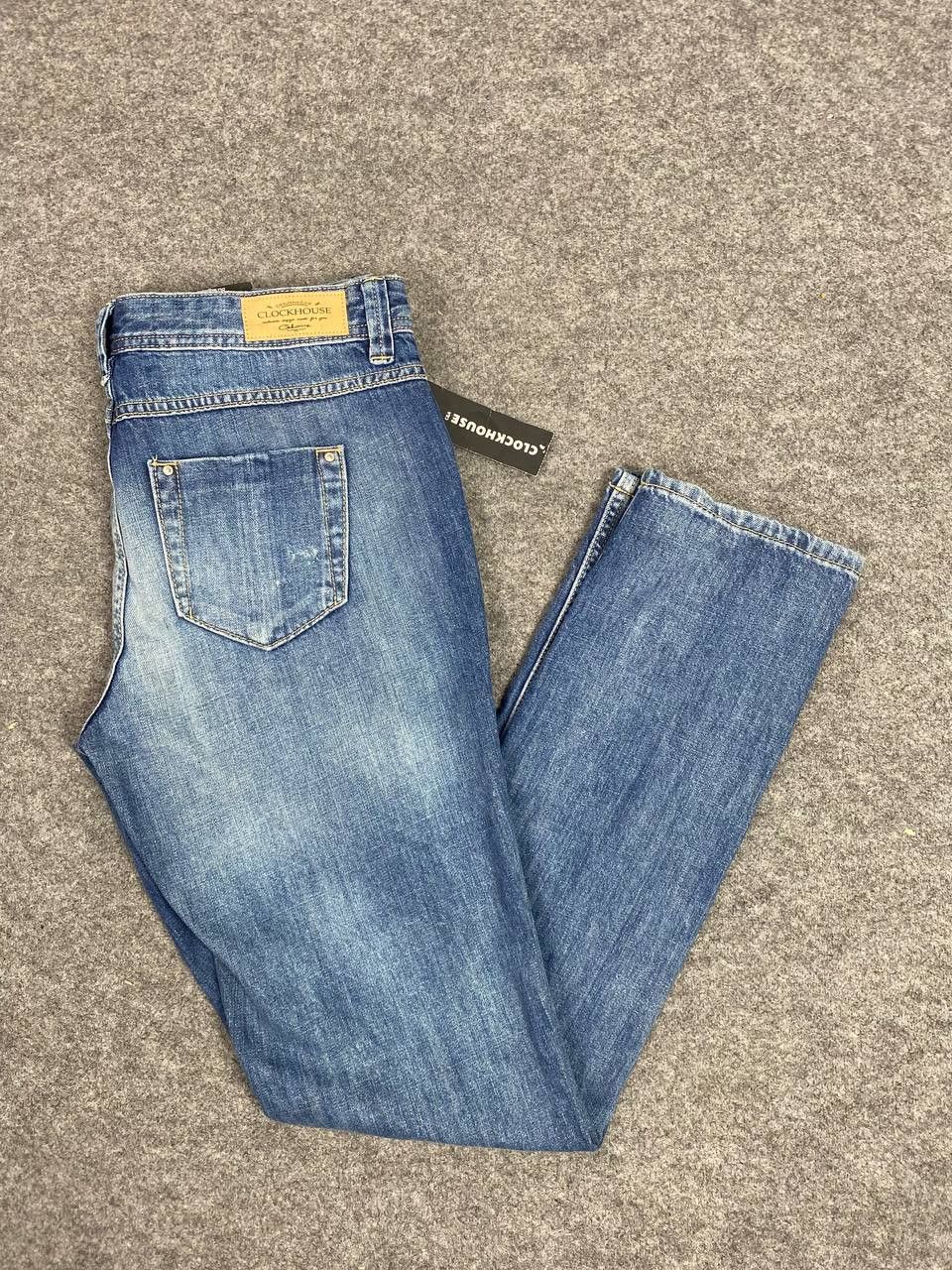 Other clockhouse denim straight cut distressed design Size 34" / US 12 / IT 48 - 1 Thumbnail