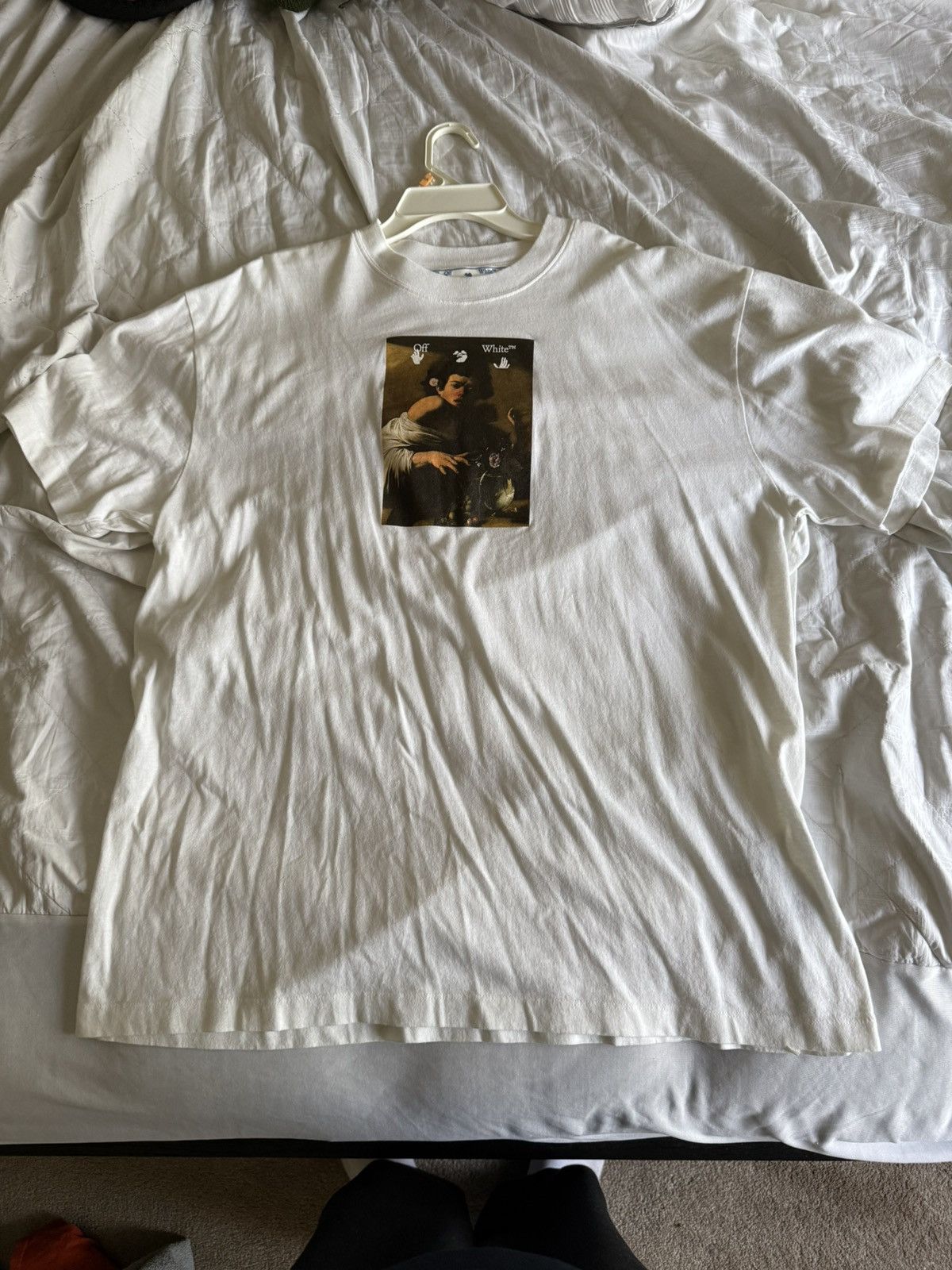 Off-White Off white Caravaggio Boy T shirt Size US S / EU 44-46 / 1 - 1 Thumbnail