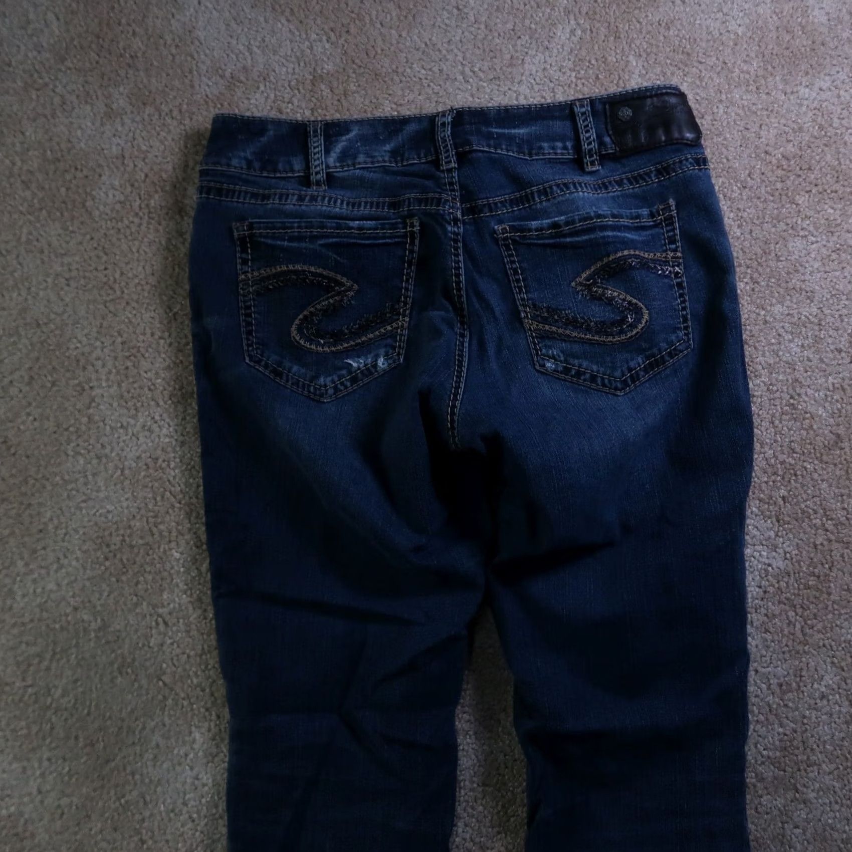 Silver Jeans Co. Silver Jeans Suki Bootcut Jeans Women 31x31 Blue Denim Stretch Regular Slim 5-Pocket Modest Rise Mid Vintage No Size 24" / US 00 / IT 34 - 7 Thumbnail