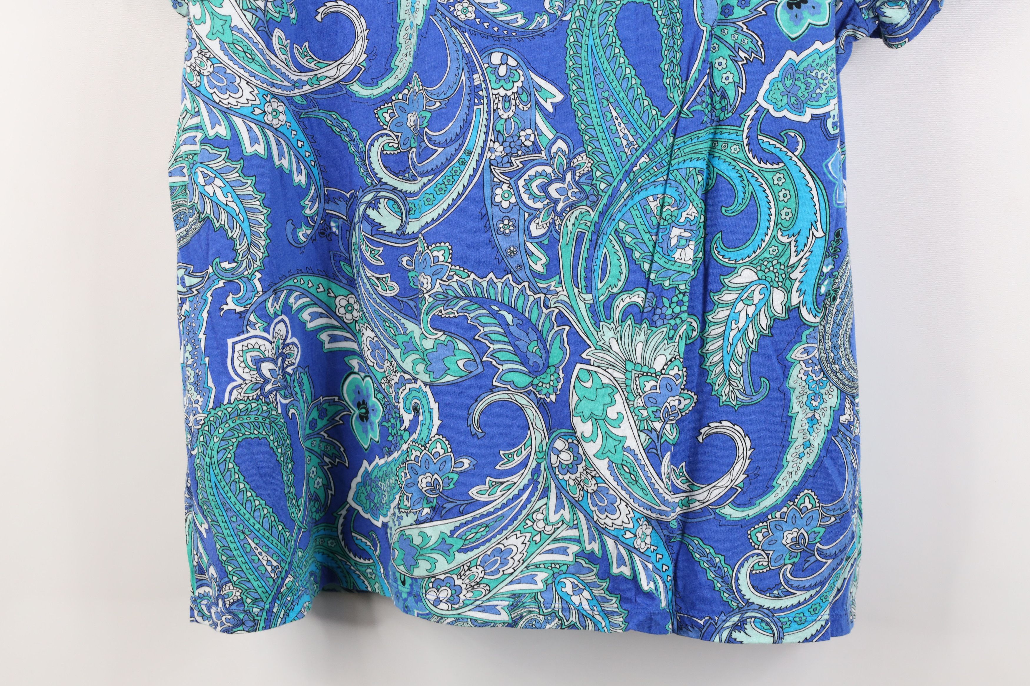 Ralph Lauren Vintage 90s Ralph Lauren of Life Babydoll T-Shirt Cotton Size XL / US 12-14 / IT 48-50 - 8 Thumbnail