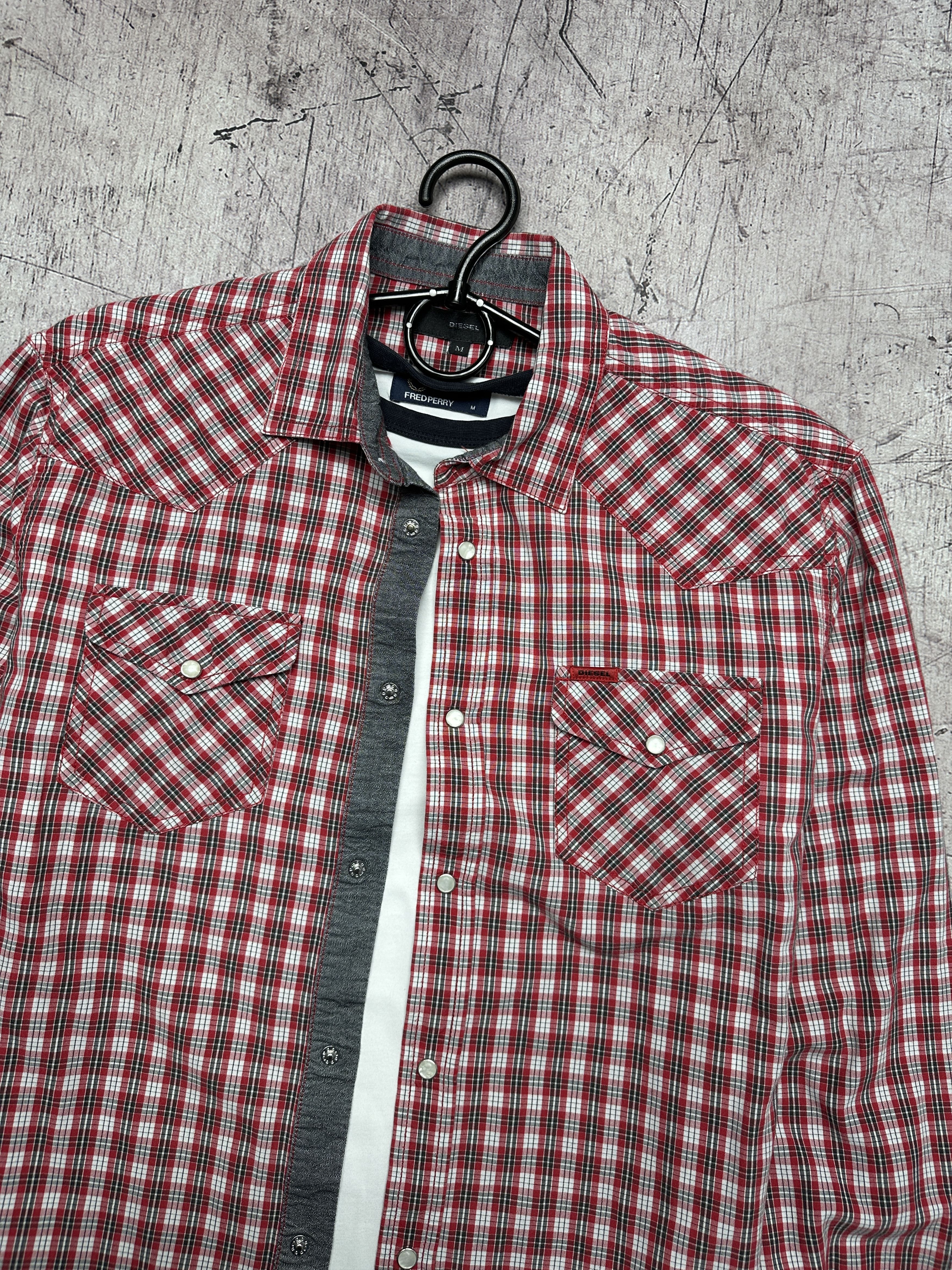 Diesel Diesel Mens Long Sleeve Shirt Size US M / EU 48-50 / 2 - 2 Thumbnail