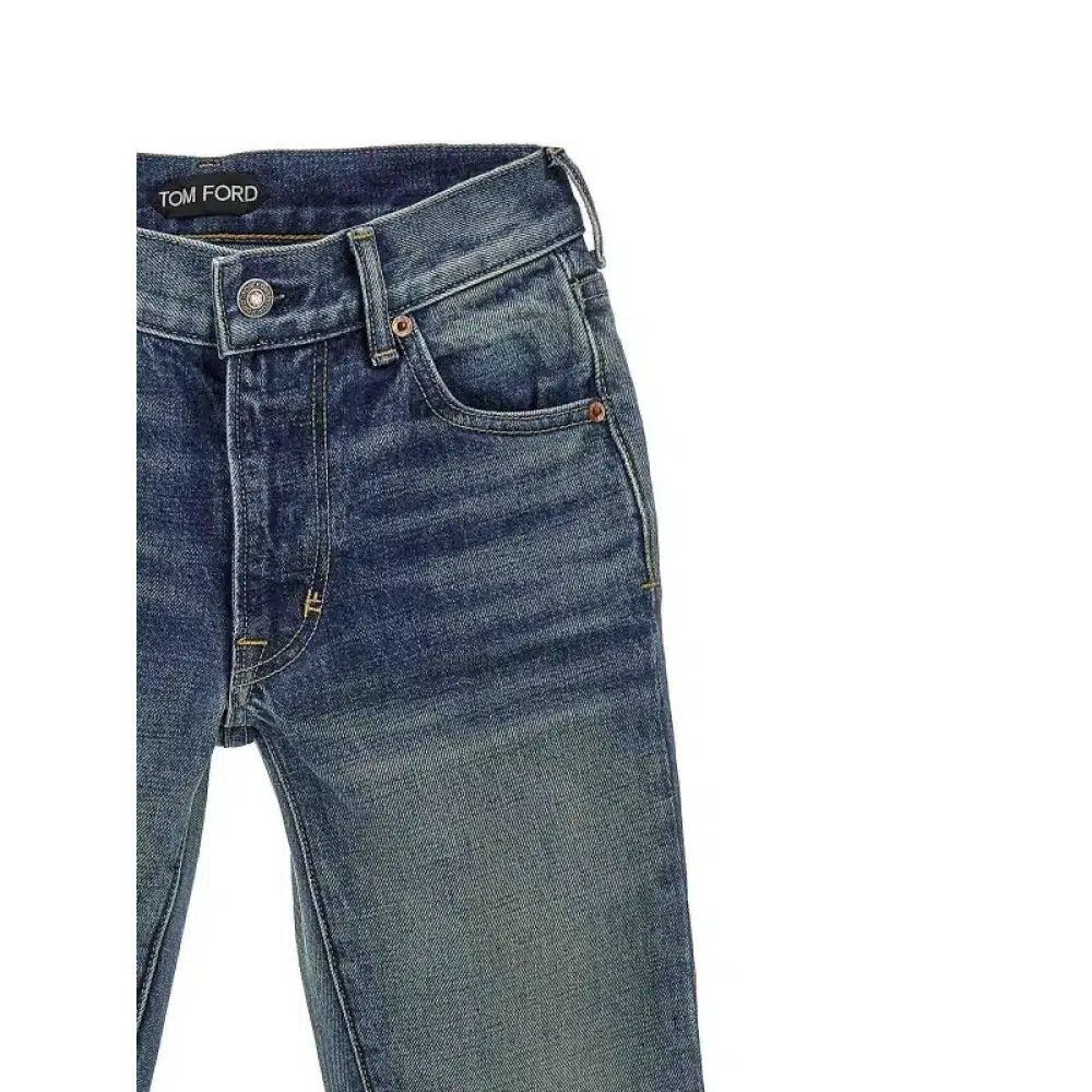 Tom Ford o1sndg0526 PAD113 Denim Pant in Blue Size 25" / US 0 / IT 36 - 3 Thumbnail