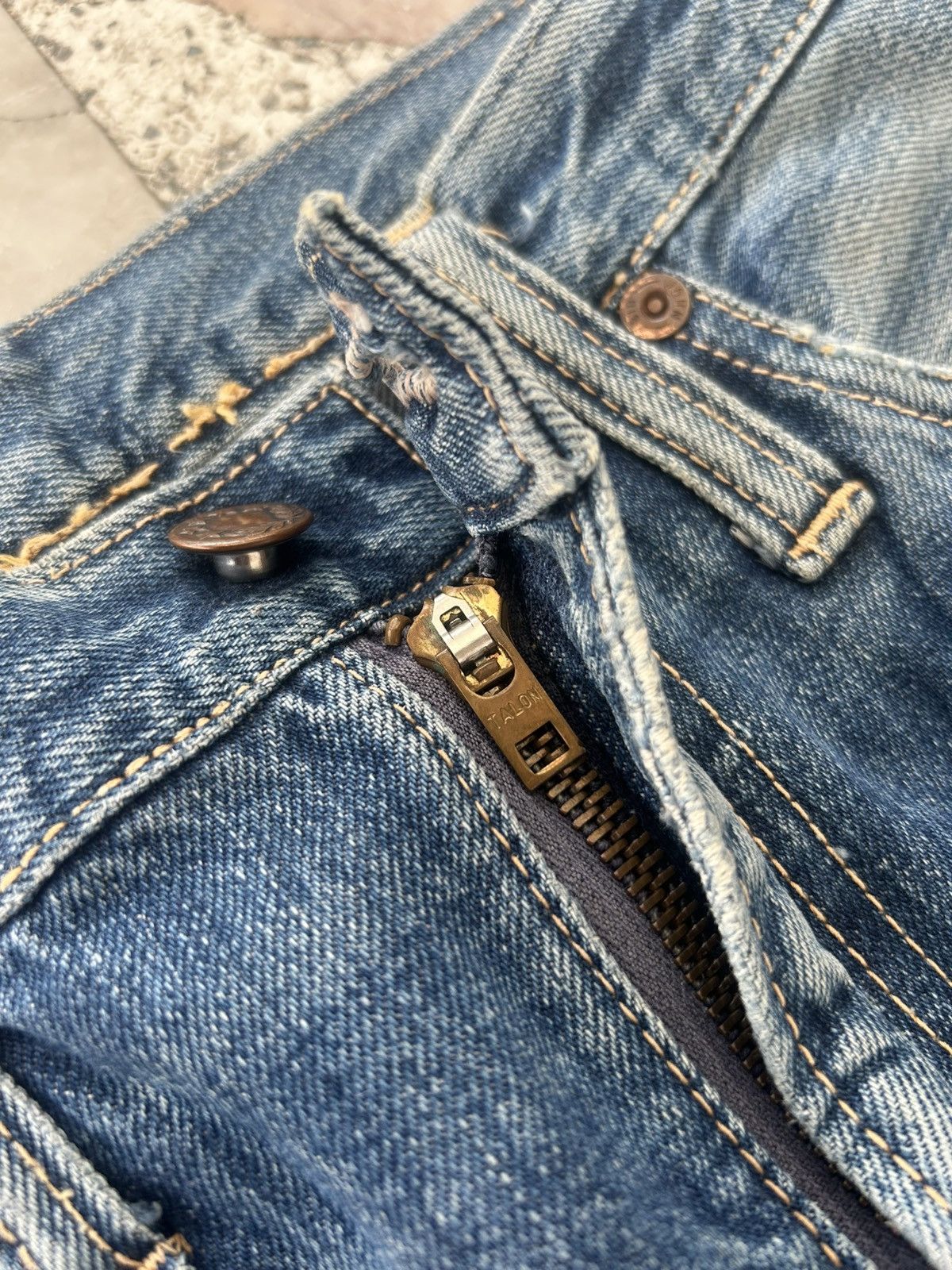Big John Big John 80’s Vintage Flare Denim Size US 28 / EU 44 - 7 Thumbnail