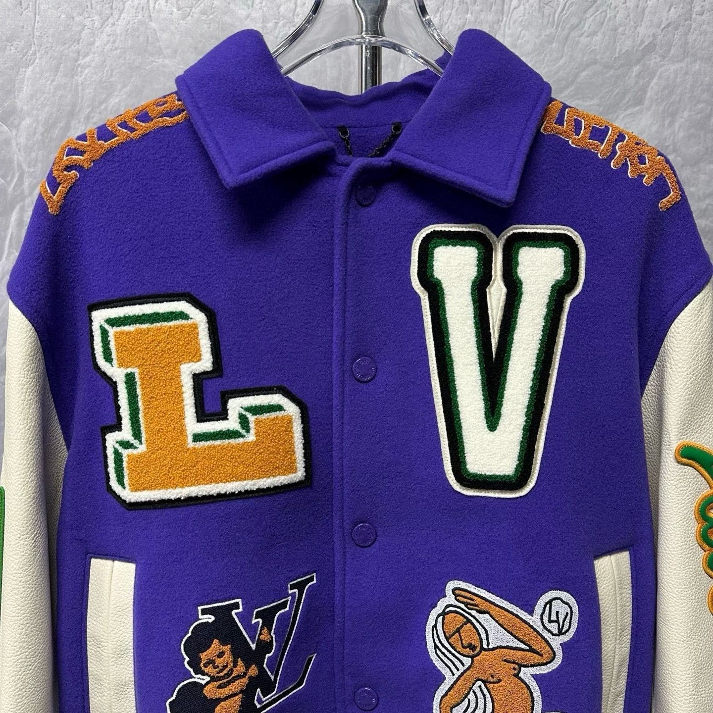 Louis Vuitton Louis Vuitton Color Block Frog Baseball Jacket Size US M / EU 48-50 / 2 - 2 Thumbnail
