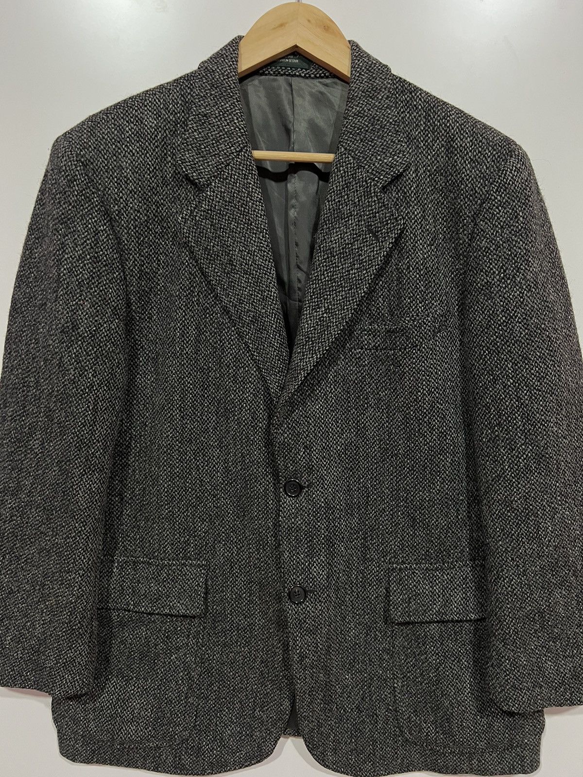 Harris Tweed 🔥 Messenger Blazer Harris Tweed Size 34S - 4 Thumbnail