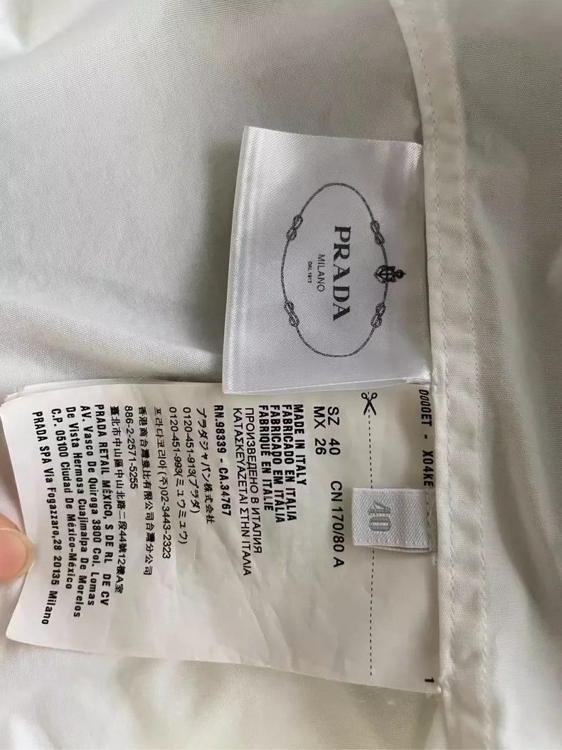 Prada Prada Classic Nylon Short Sleeve Shirt -2505 Size S / US 4 / IT 40 - 3 Thumbnail