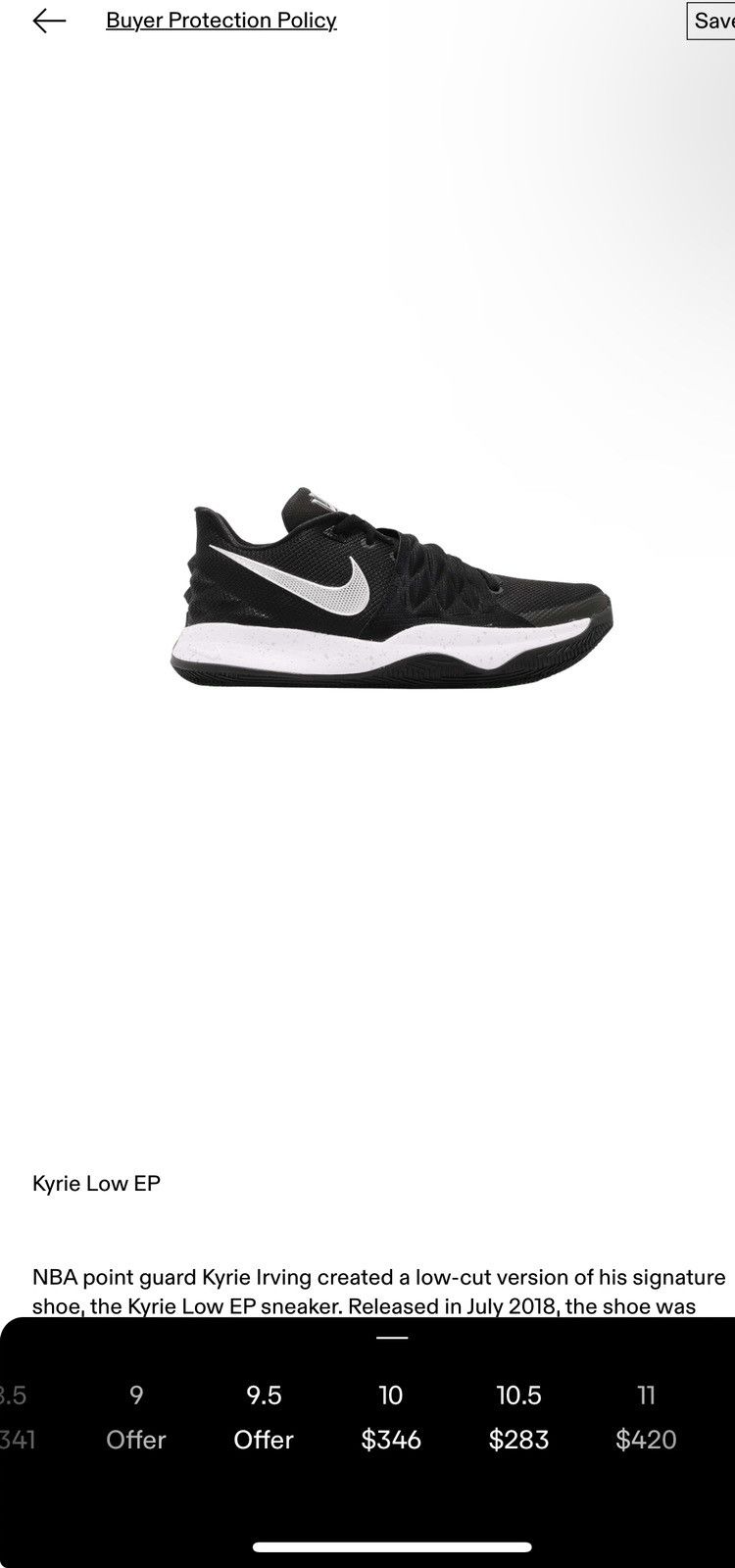 Nike Kyire 2 low Size US 9.5 / EU 42-43 - 6 Thumbnail
