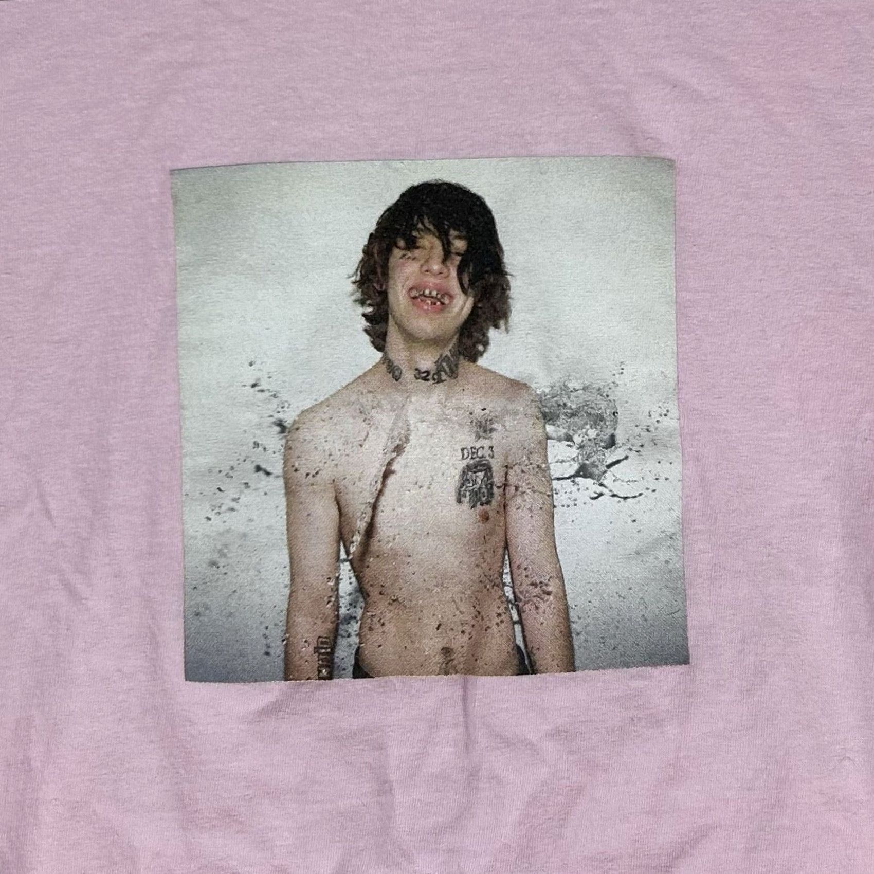 Vintage Lil Xan Total Xanarchy Anarchy Tour Concert T-Shirt Womens Small Pink Casual S/S Size S / US 4 / IT 40 - 2 Thumbnail