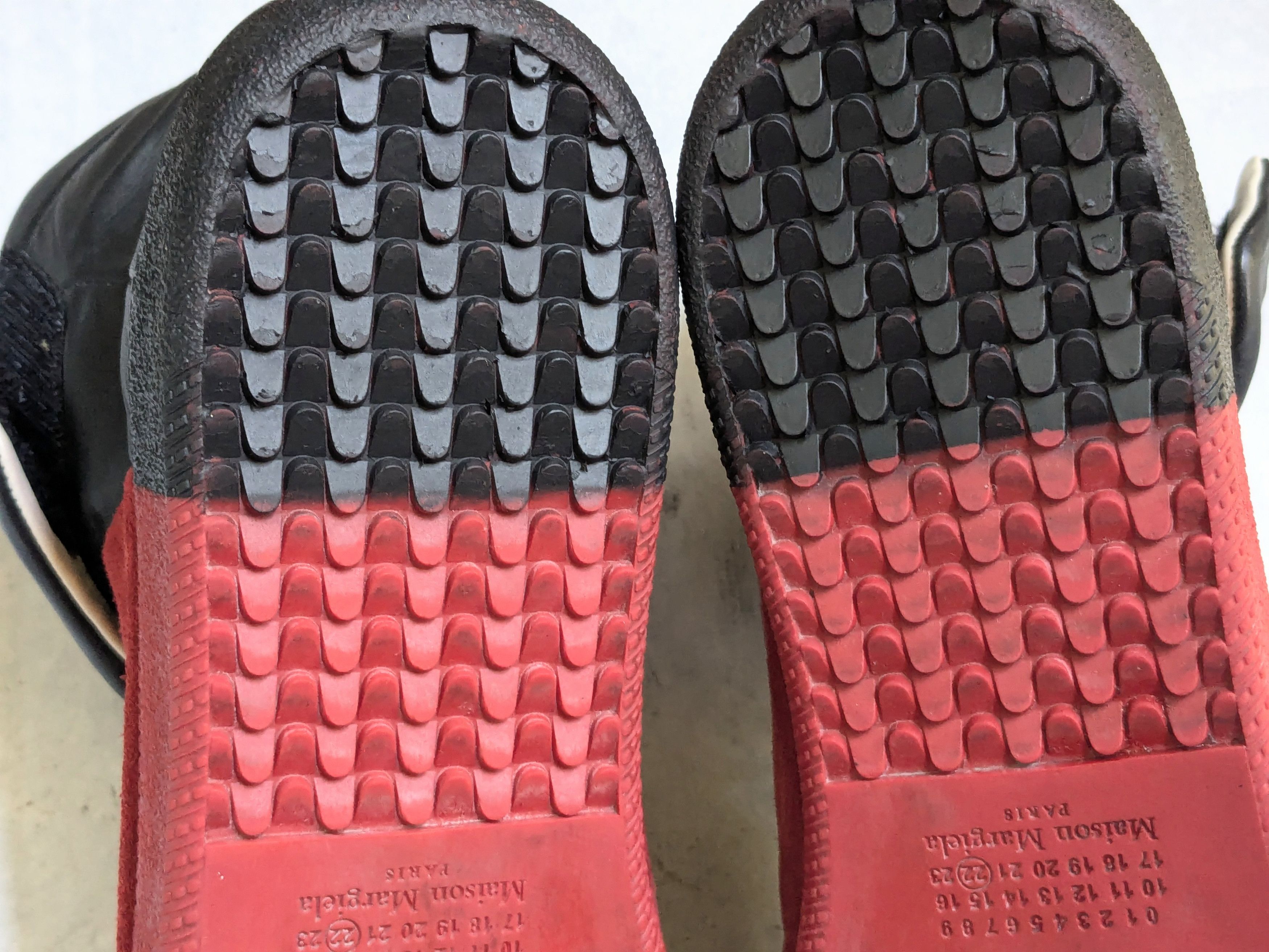 Maison Margiela Maison Margiela Future Red Black 14 47 High Tops Suede Size US 14 / EU 47 - 17 Thumbnail