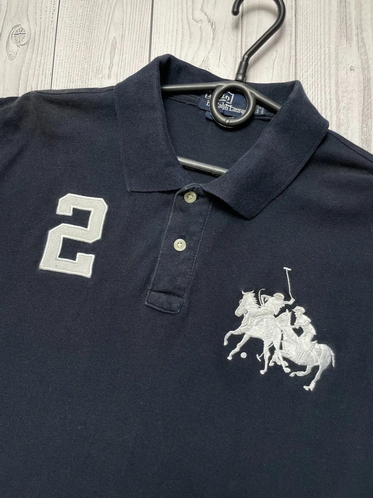 Polo Ralph Lauren Vintage polo Ralph Lauren big logo size M rare Size US M / EU 48-50 / 2 - 2 Thumbnail
