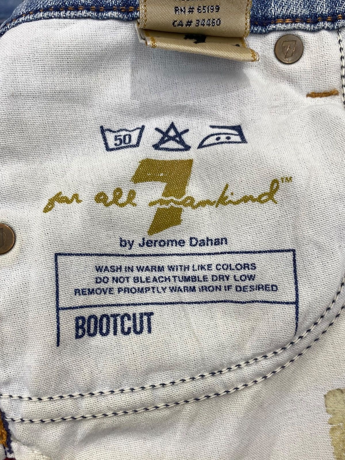 Japanese Brand Japanese Brand Blue Faded Wash Style Bootcut Jeans Size US 28 / EU 44 - 15 Thumbnail
