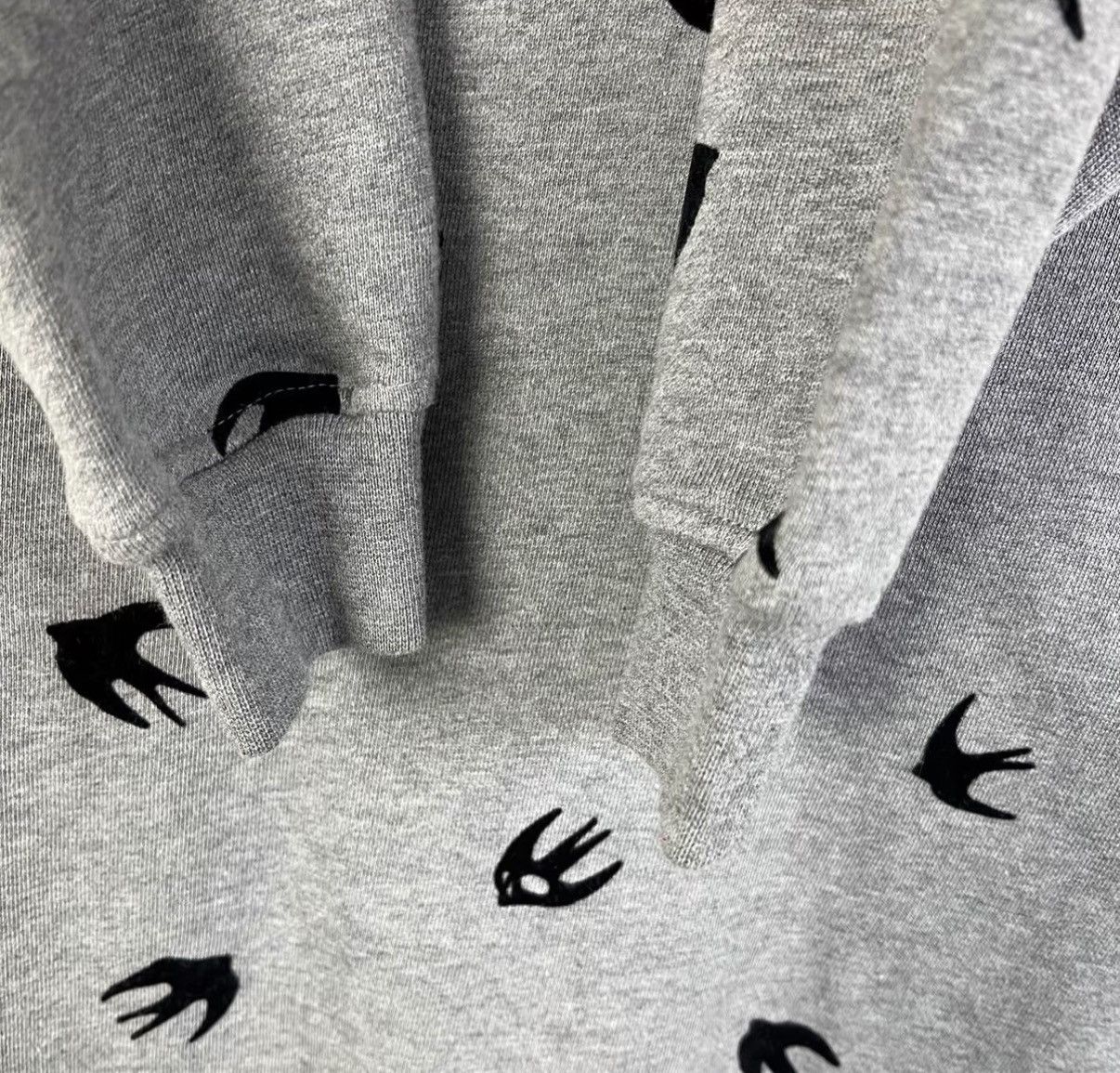 Alexander Wang Alexander McQueen Gray Swallow Flocked Dress K12 Size XXS / US 00 / IT 34 - 4 Thumbnail