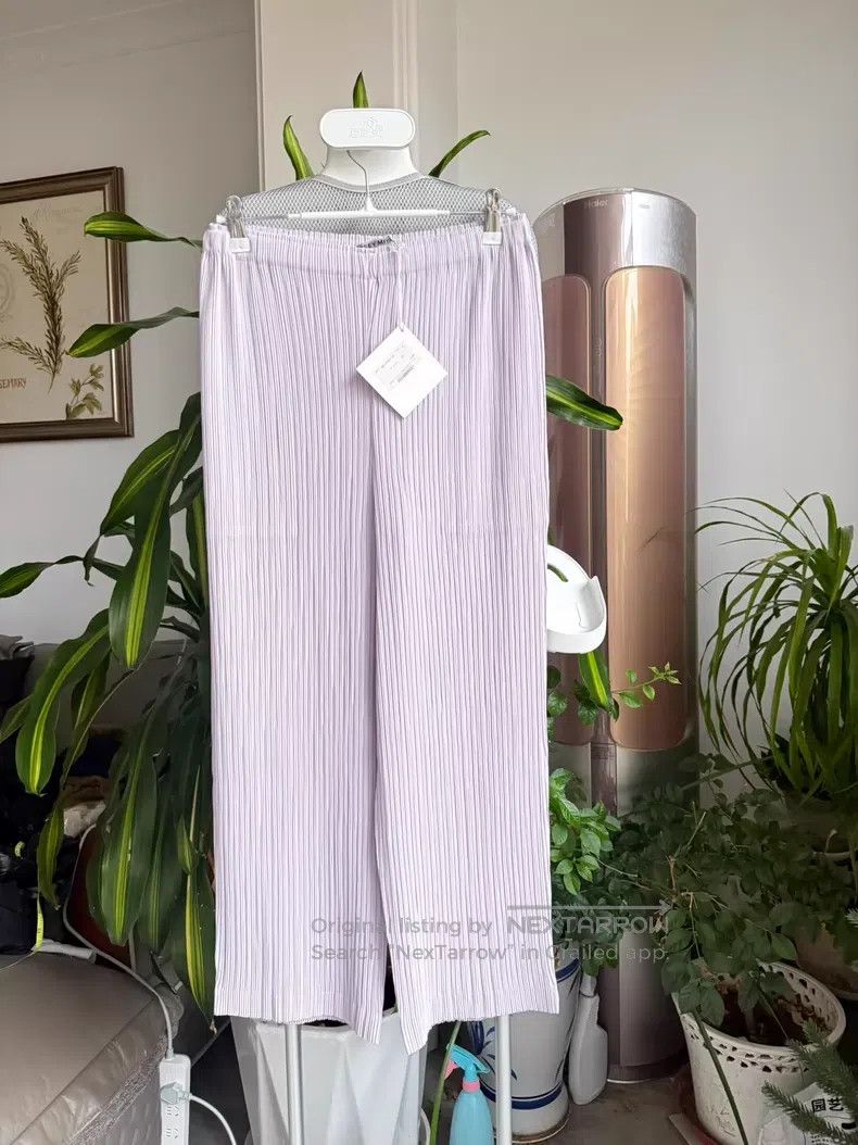 Issey Miyake Issey Miyake Light Purple Toothpick Pants Size 25" / US 0 / IT 36 - 1 Thumbnail