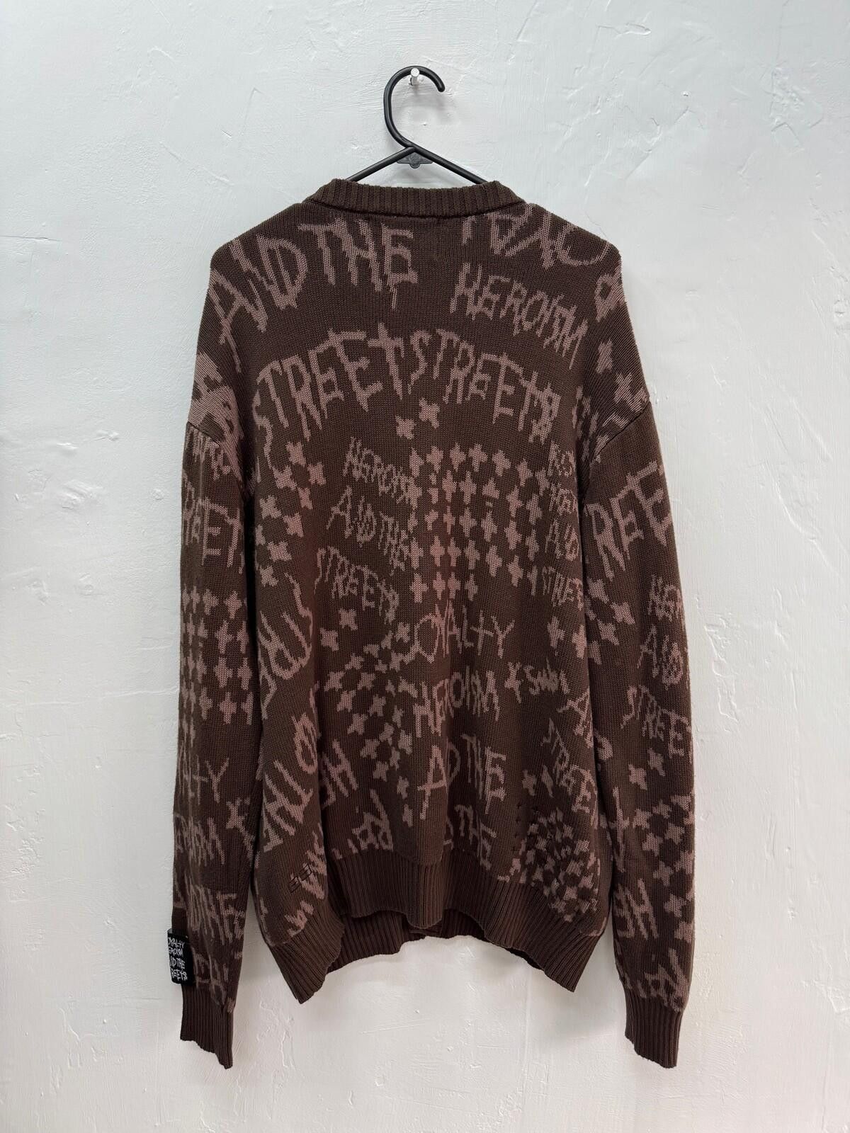 Ksubi new Ksubi mens heroism cardigan knit jumper brown medium 1 Size US M / EU 48-50 / 2 - 5 Thumbnail