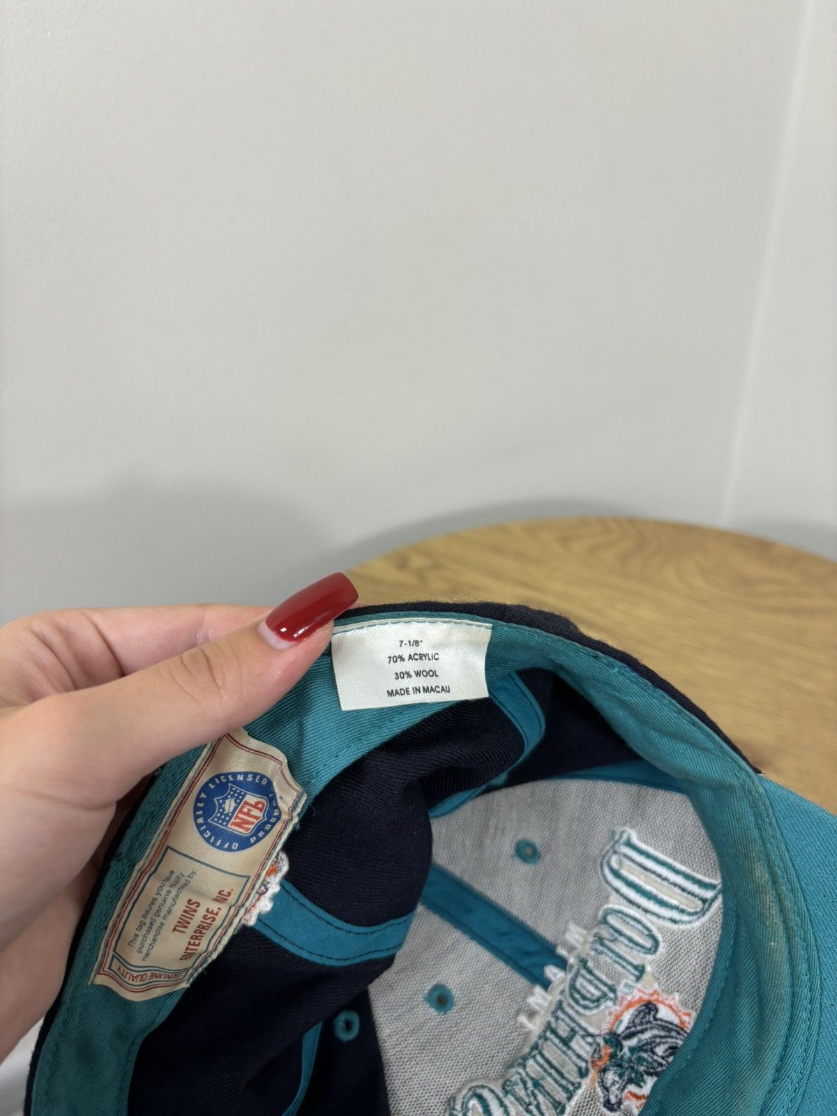 NFL Vintage 90s Miami Dolphins NFL Rare Dad Hat Cap Size ONE SIZE - 11 Thumbnail