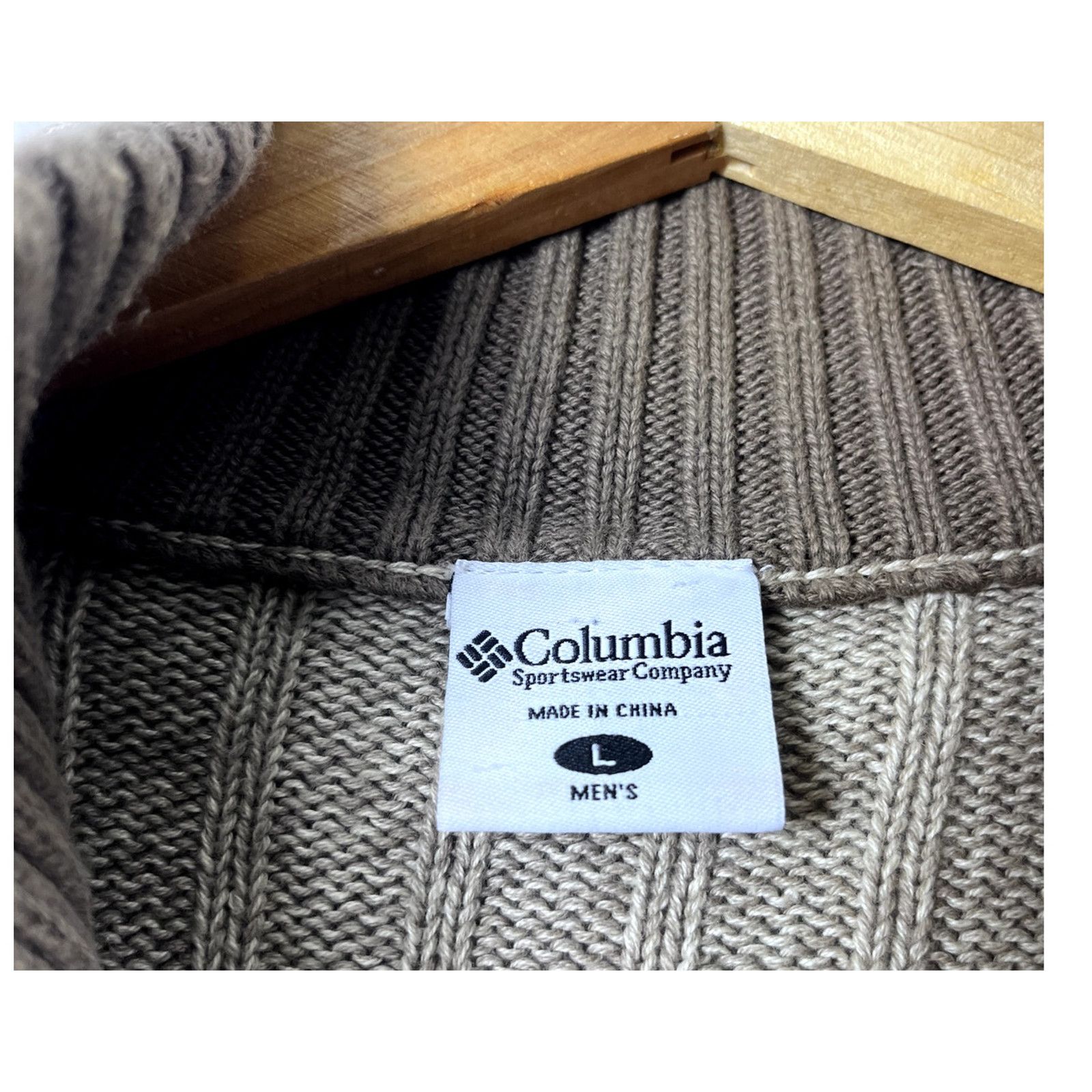 Columbia Tan Men's Columbia Quarter Zip Pull Over L Size US L / EU 52-54 / 3 - 5 Thumbnail