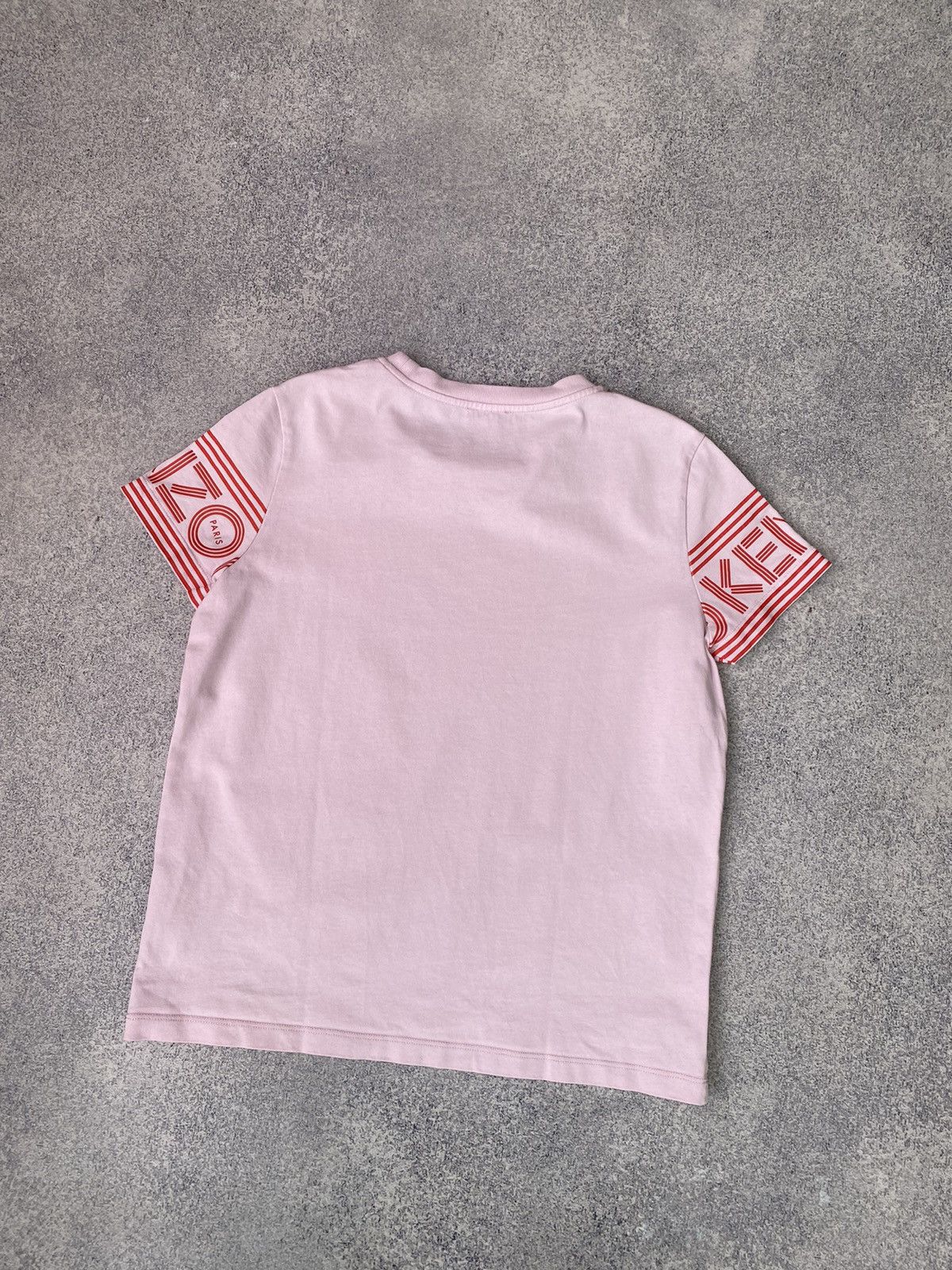 Kenzo × Vintage Vintage Kenzo Women’s Pink Printed T-Shirt Size XS / US 0-2 / IT 36-38 - 12 Thumbnail