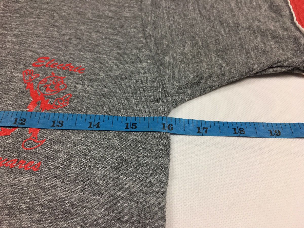 Vintage 90s Electric Square Ringer Rayon 12% Printed Tee T-shirt Size US S / EU 44-46 / 1 - 6 Thumbnail