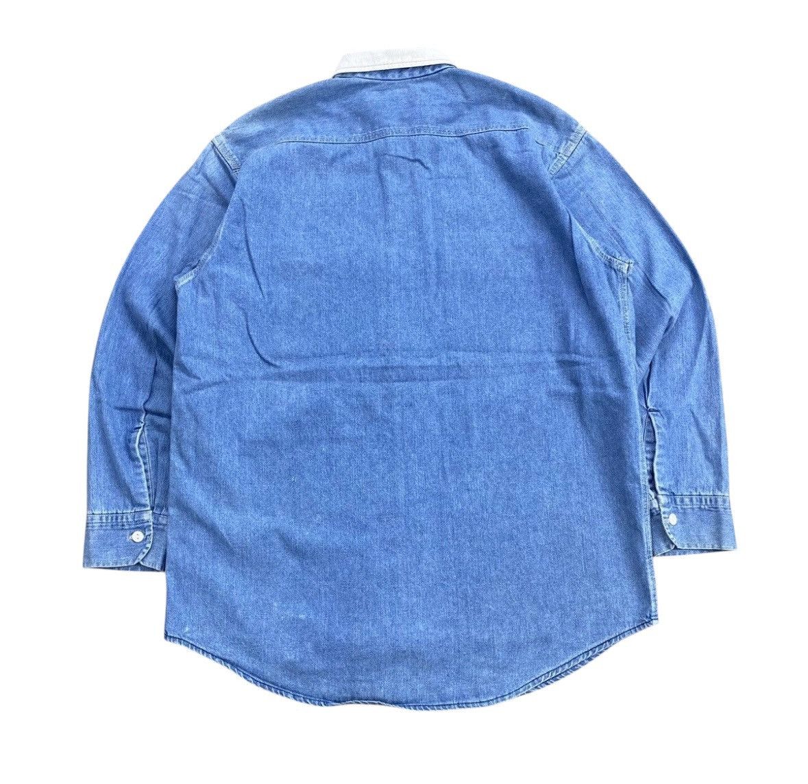 Sugar Cane 1990s VINTAGE Sugar Cane Denim Jacket DOUBLE POCKET Size US L / EU 52-54 / 3 - 5 Thumbnail