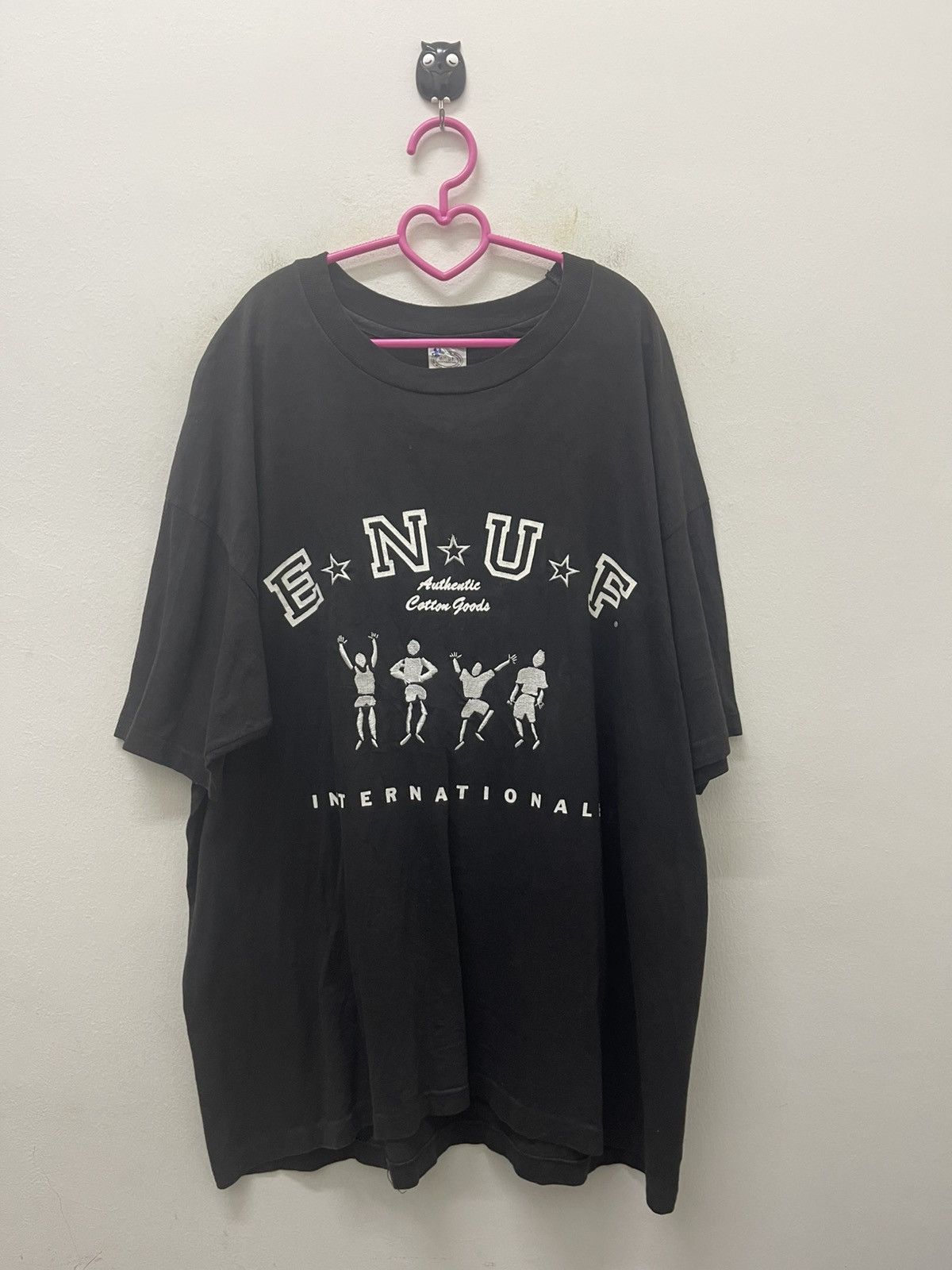 Rap Tees Rare 90s Vintage ENUF INTERNATIONALE Made in USA Tee Size US XL / EU 56 / 4 - 1 Thumbnail