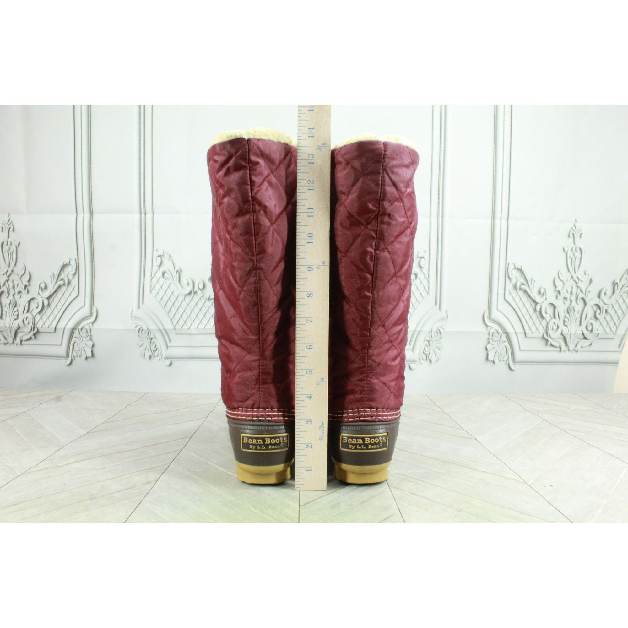 L.L. Bean LL Bean Women's Shearling Quilted Waterproof Duck Boots Size US 6 / IT 36 - 6 Thumbnail