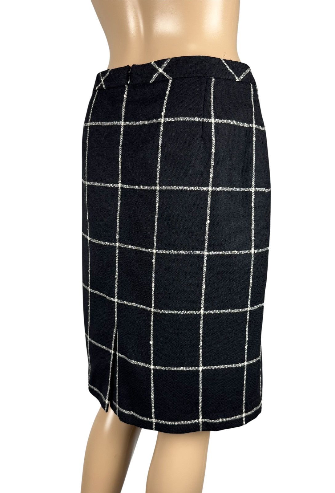 Escada Escada Wool Cashmere Pencil Skirt Check size DE42 IT48 Size 34" / US 12 / IT 48 - 7 Thumbnail
