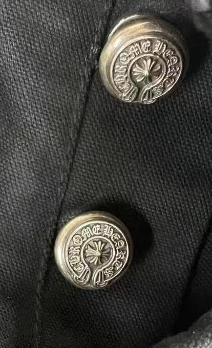 Chrome Hearts Chrome Hearts Black Flame Knee Jeans Size 31" - 7 Thumbnail