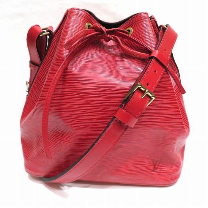 Louis Vuitton Petit Noe Red Black Epi M44172 Leather AK0965 LOUIS VUITTON  Shoulder Bag One Two Tone Ladies