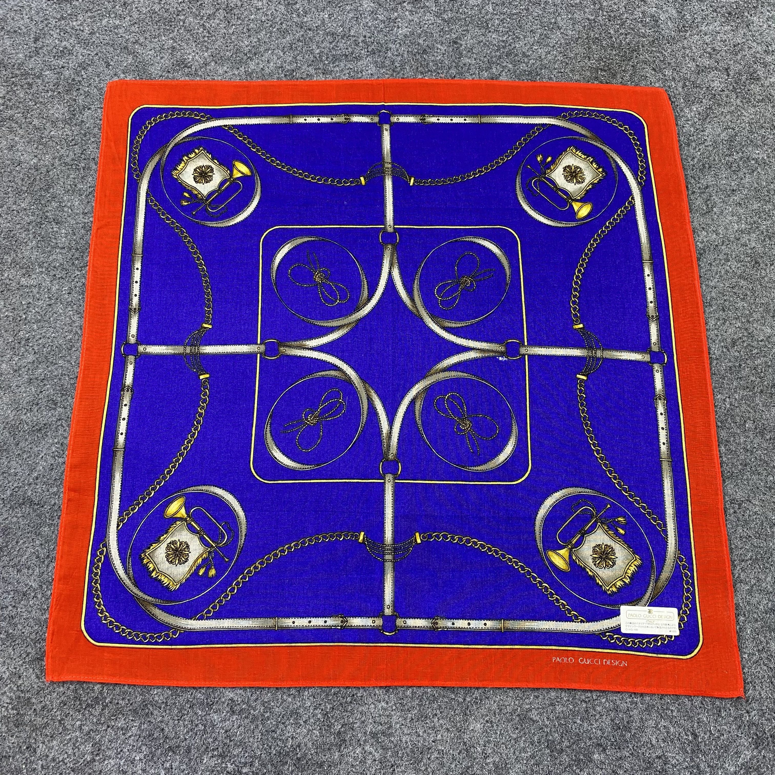 Paolo Gucci Paolo Gucci Handkerchief / Bandana / Neckerchief-B1210 Size ONE SIZE - 3 Thumbnail