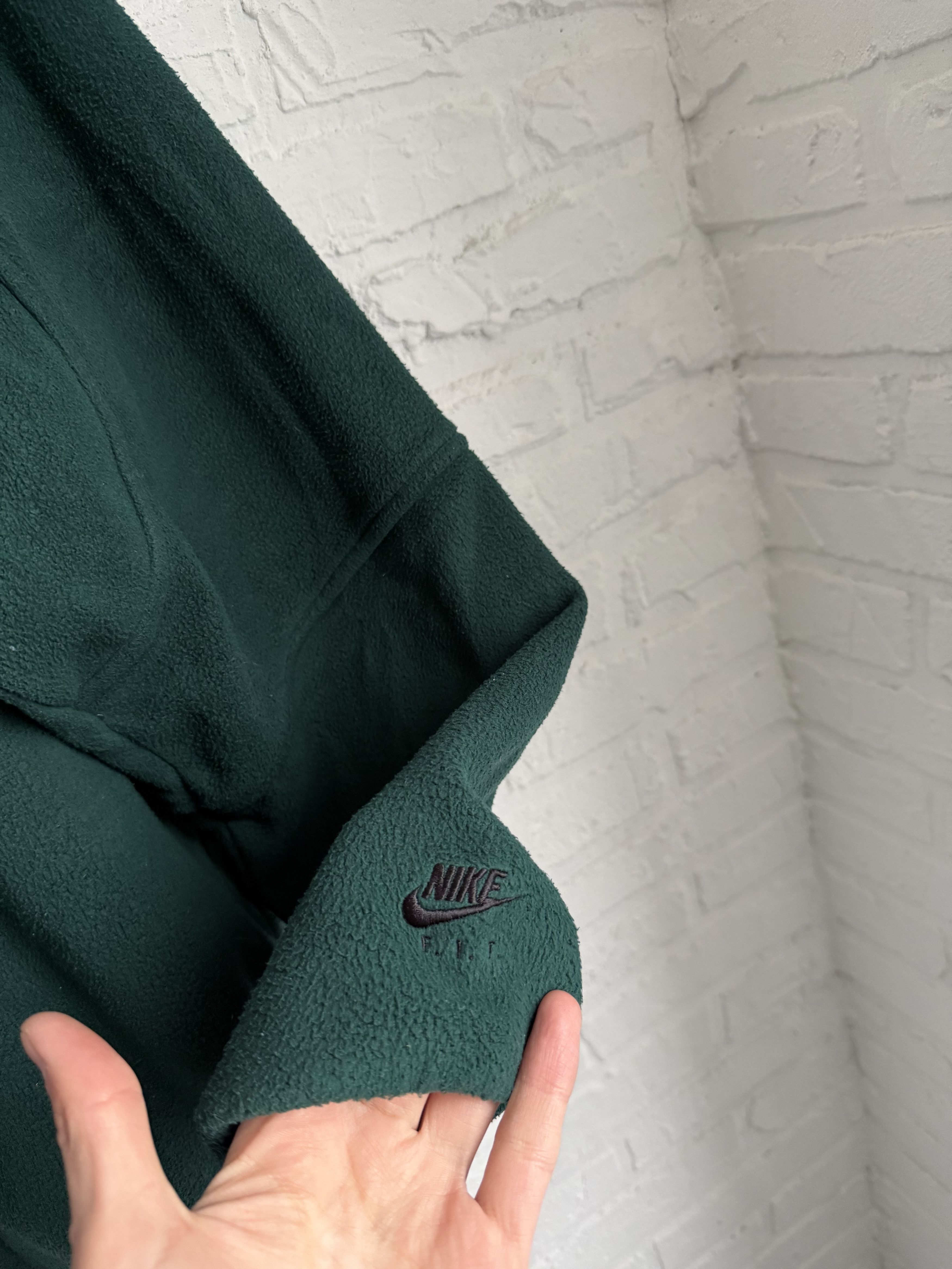 Nike ACG Vintage 90s Nike ACG Fleece jacket bottle green Size US L / EU 52-54 / 3 - 5 Thumbnail