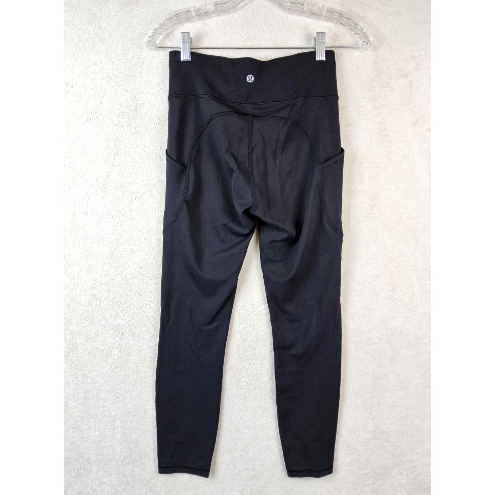 Lululemon Lululemon Invigorate High-Rise Tight Athletic Leggings Size 6 Black Womens Workout Leggings 26in Inseam Comfort Compression Easy Care Athleisure Size 28" / US 6 / IT 42 - 3 Thumbnail