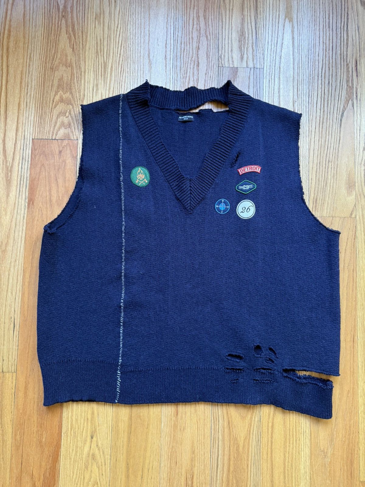 Raf Simons Sweater Vest | Grailed