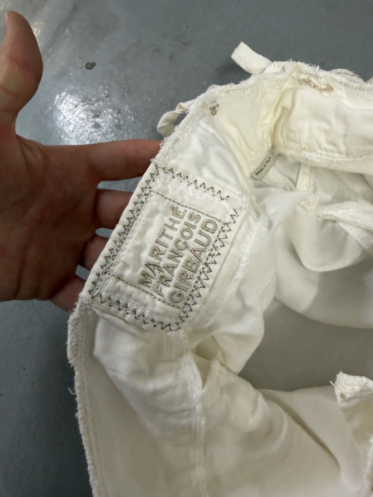 Marithe + Francois Girbaud Marithé François Girbaud Layered Harness Cropped Pants Size 28" / US 6 / IT 42 - 5 Thumbnail