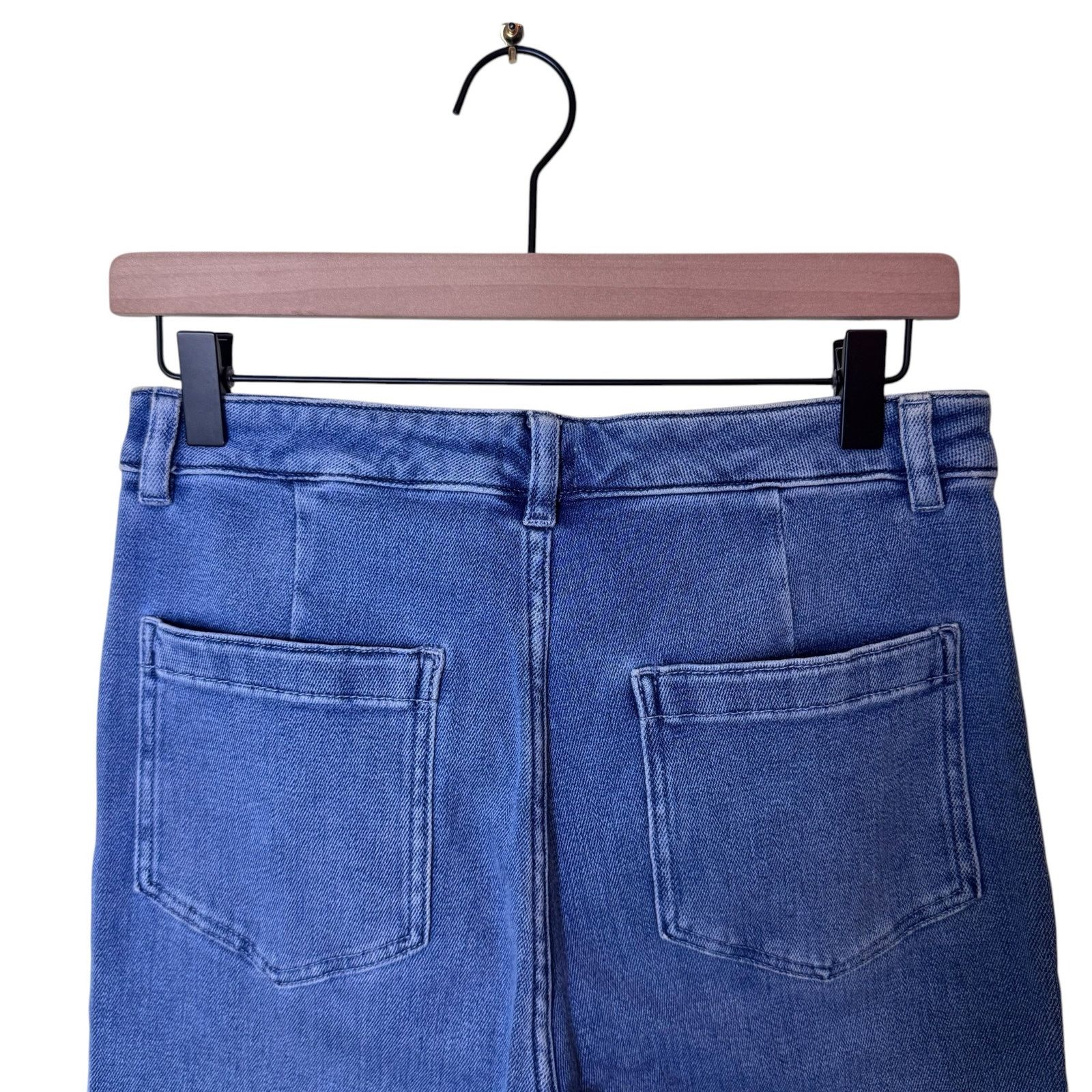 Faherty FAHERTY Stretch Terry Patch Denim Pant Size 29 BLUE Size 29" - 4 Thumbnail