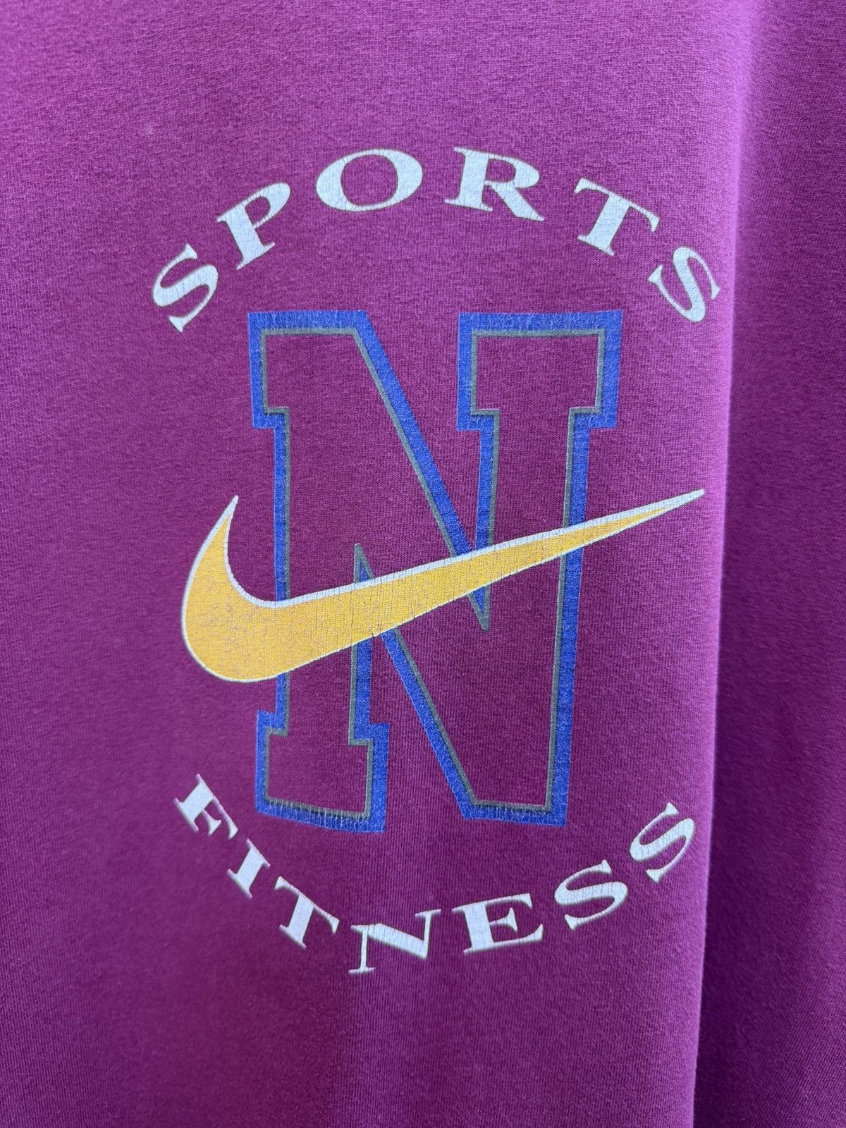 Nike Nike Retro Sports Fitness Tee Single Stitch Size S Size US S / EU 44-46 / 1 - 4 Thumbnail
