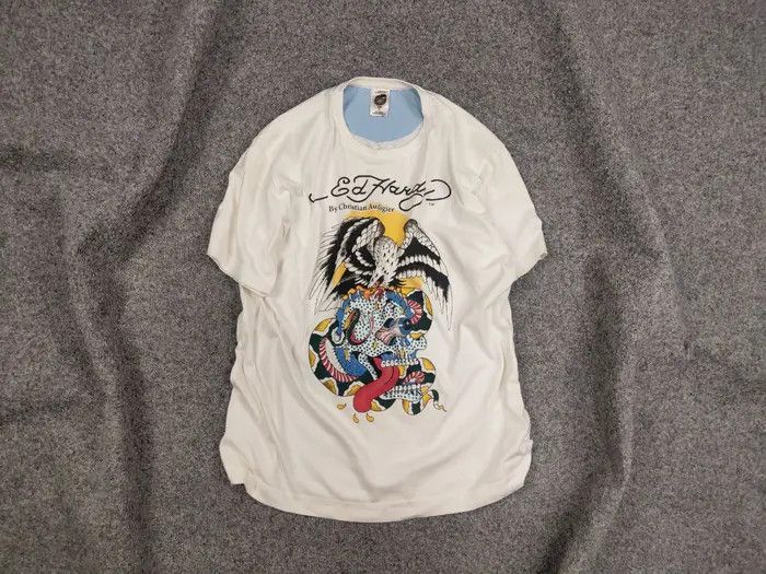 Ed Hardy Vintage Ed Hardy Christian Audigier Logo shirt Y2K Style Size US S / EU 44-46 / 1 - 1 Thumbnail