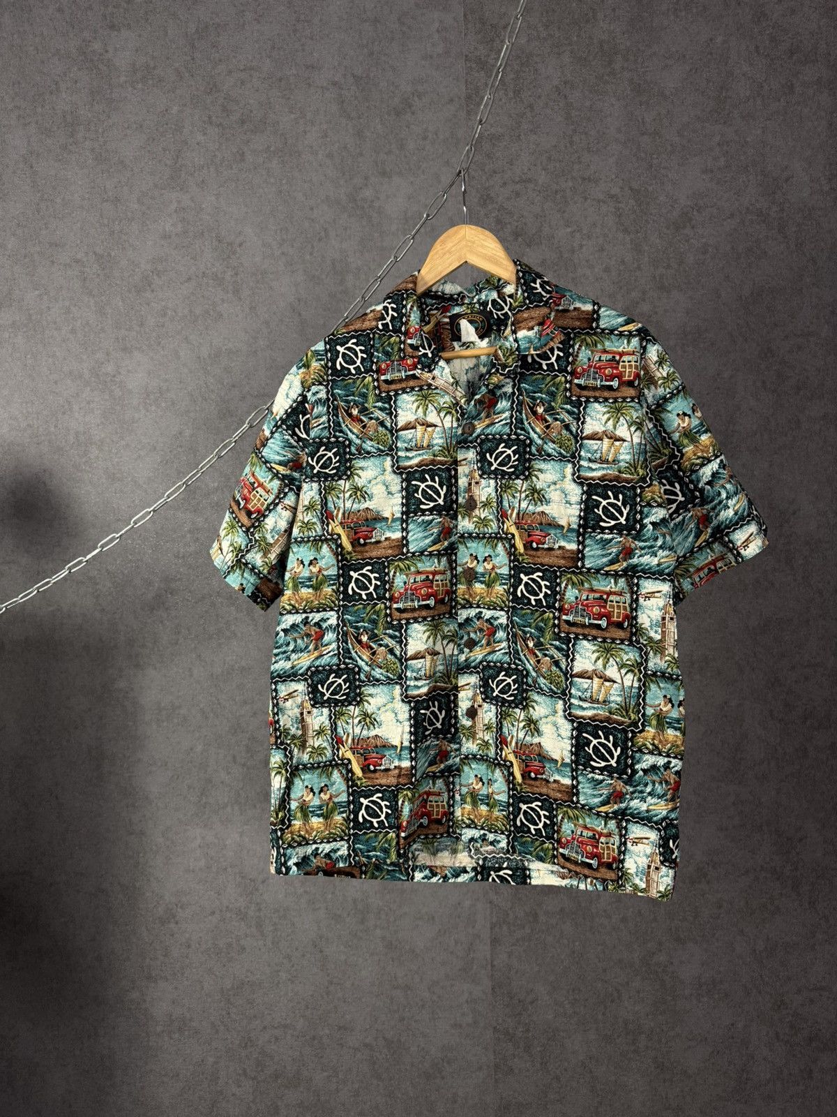 Vintage Hawaiian crazy art made in USA shirt Size US M / EU 48-50 / 2 - 1 Thumbnail