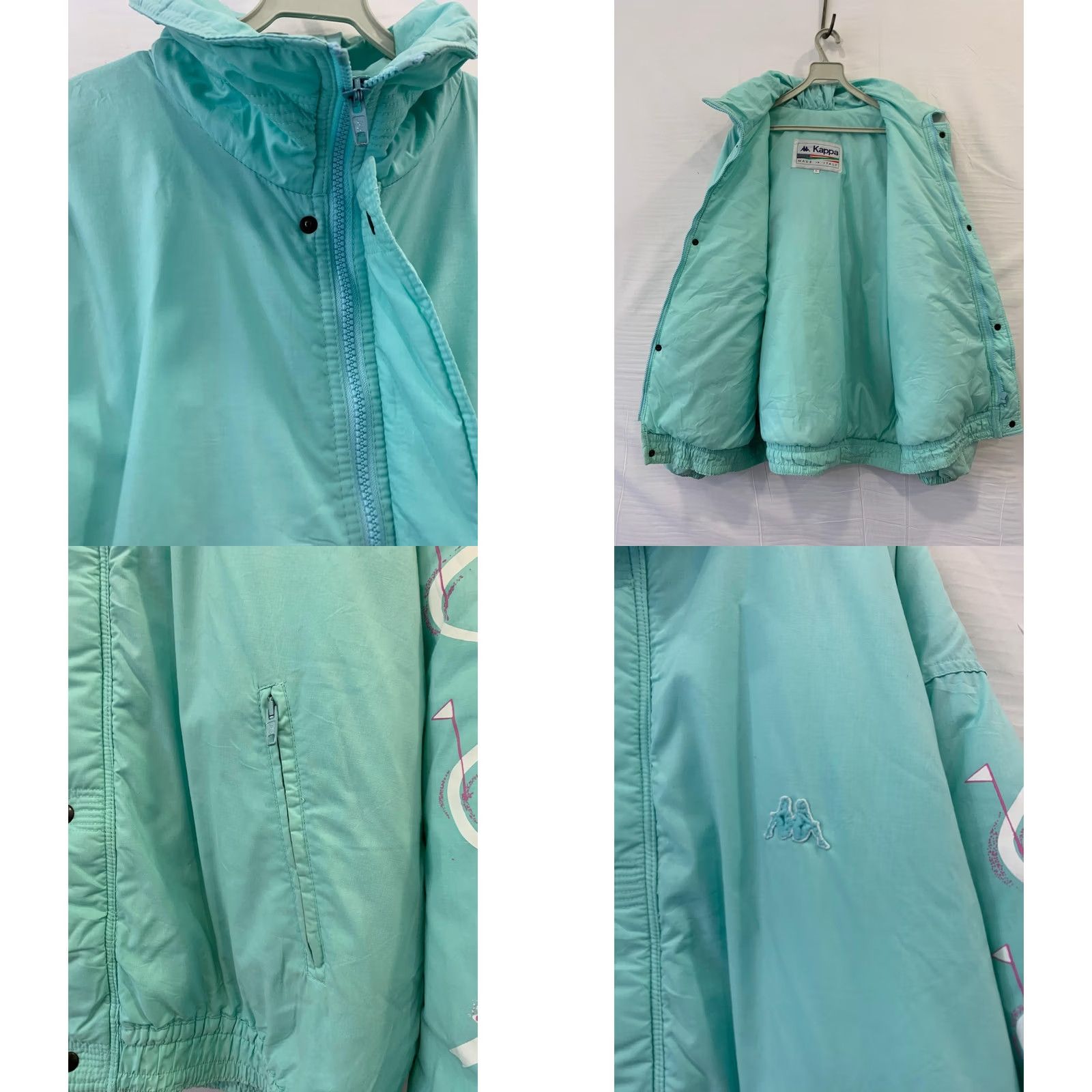 Kappa VINTAGE Kappa Ski Jacket Mens XL Blue 90s Made in Italy Winter Bomber Jacket Size US XL / EU 56 / 4 - 8 Thumbnail