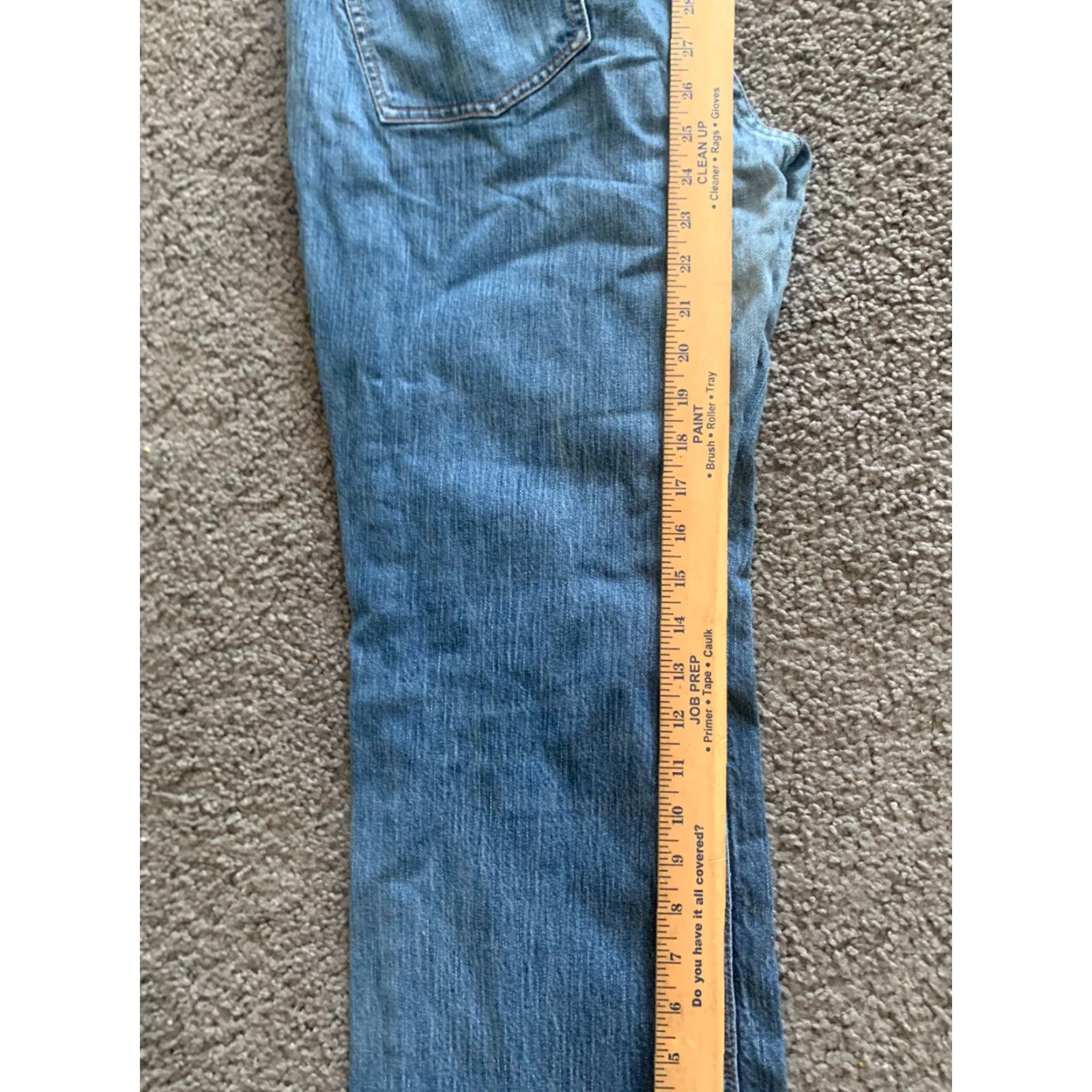 Denime SOHO Jeans Bootcut Dark Wash Denim Mid Rise Size 10 Women Size 32" / US 10 / IT 46 - 7 Thumbnail