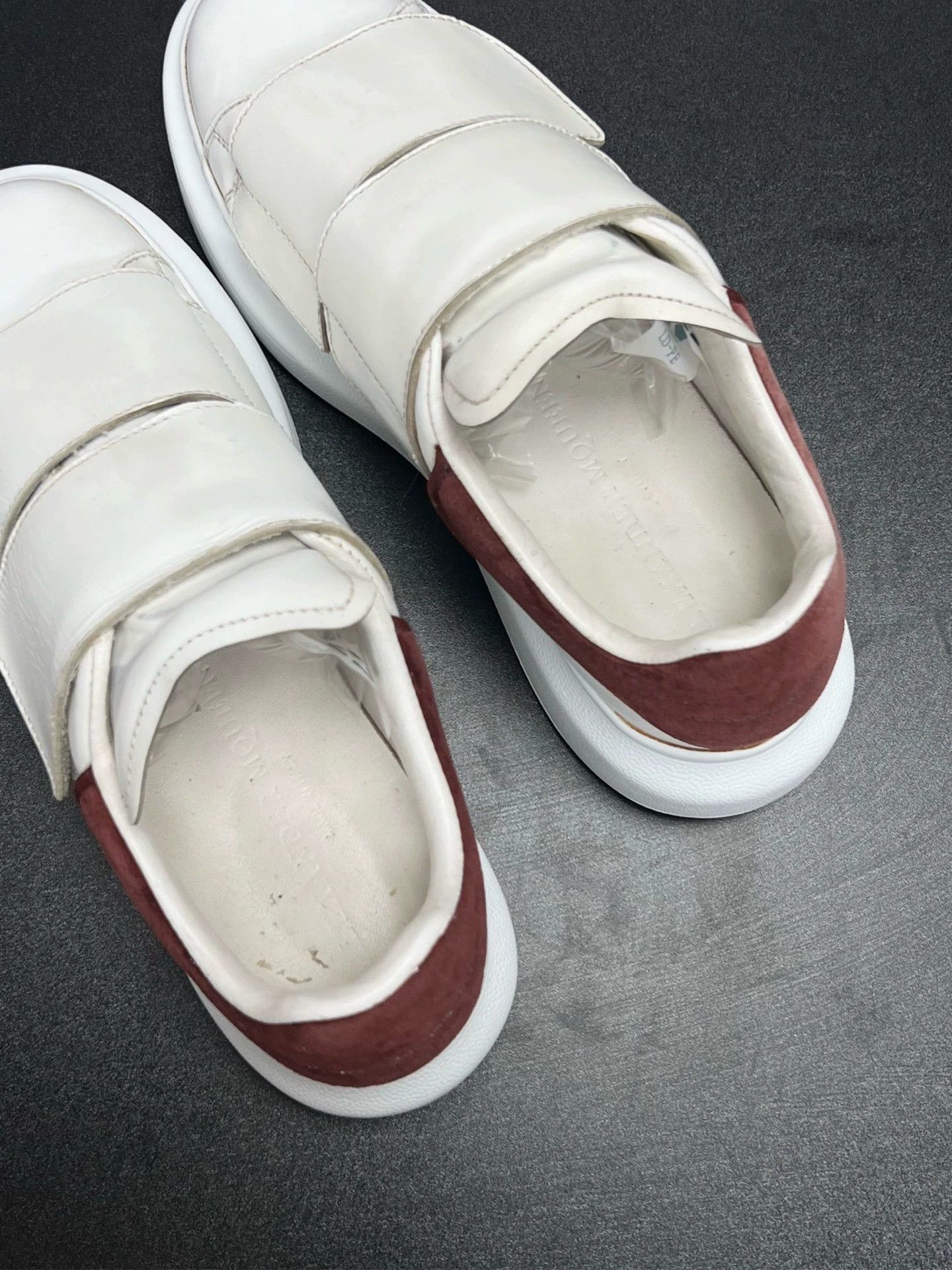 Alexander McQueen mcq white and red velcro sneakers Size US 6.5 / EU 39-40 - 4 Thumbnail