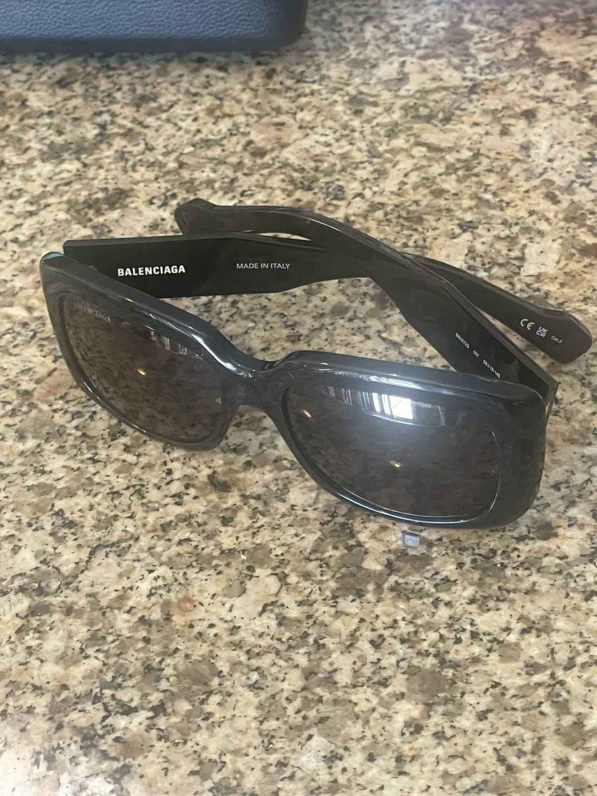 Balenciaga Balenciaga Square Frame Sunglasses Size ONE SIZE - 4 Thumbnail