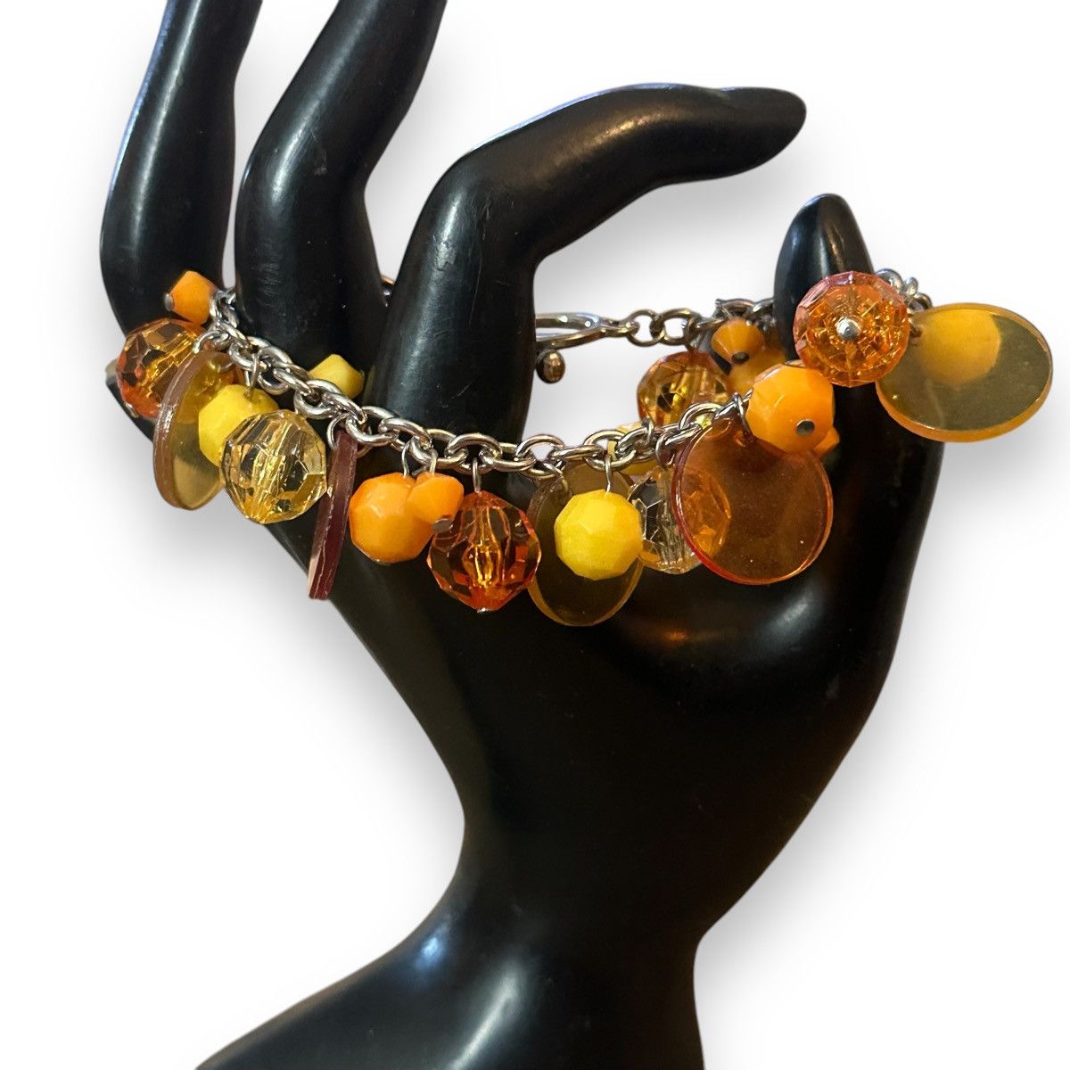 Other Orange and yellow bead cha cha toggle bracelet Size ONE SIZE - 3 Thumbnail