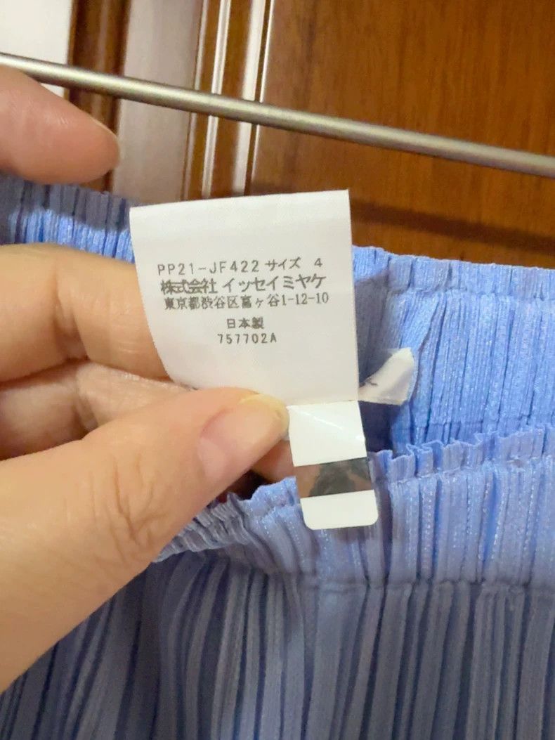 Issey Miyake issey miyake size:4 Light blue pleated pants 2506-Nextarro Size 42" / US 20 - 4 Thumbnail