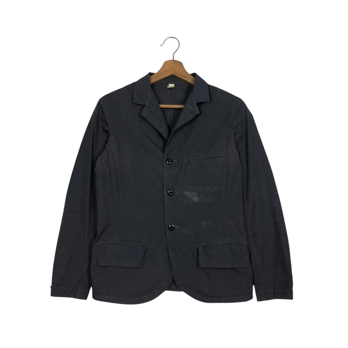 45rpm 🔥VINTAGE CROPPED CHORE WORKER JACKET DUCK CANVAS 45RPM Size S / US 4 / IT 40 - 3 Thumbnail