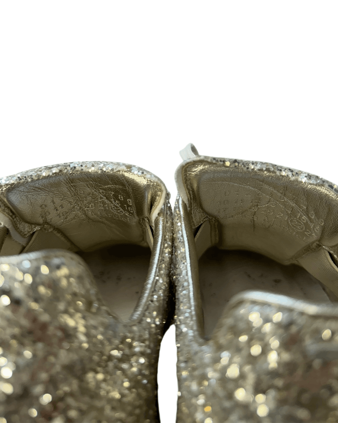 Maison Margiela Maison Margiela SS18 No.22 Silver Glitter Sneakers Size US 7 / IT 37 - 8 Thumbnail