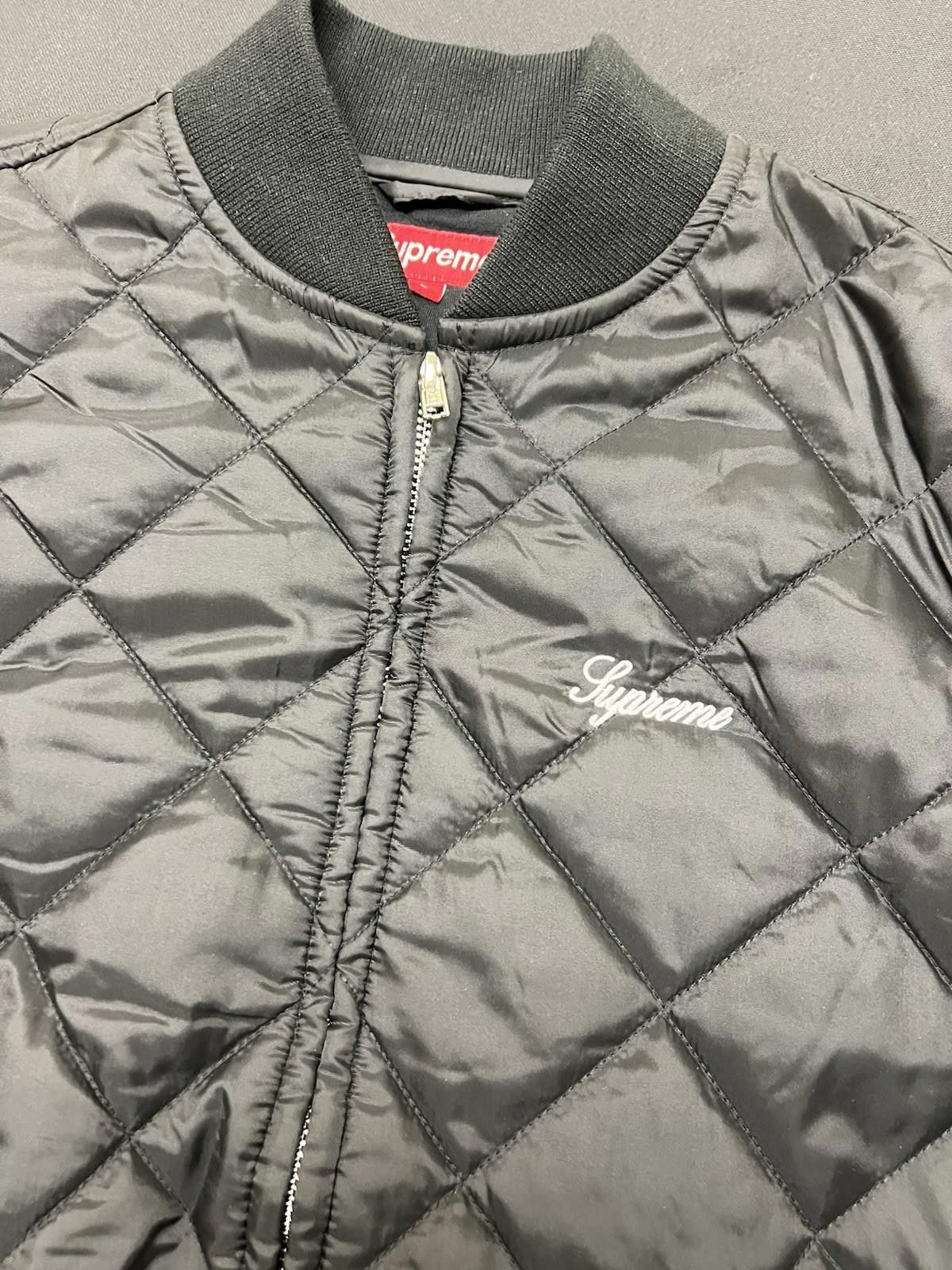 Supreme SS16 Supreme Sequin Patch Quilted Bomber Jacket Black M Size US M / EU 48-50 / 2 - 6 Thumbnail